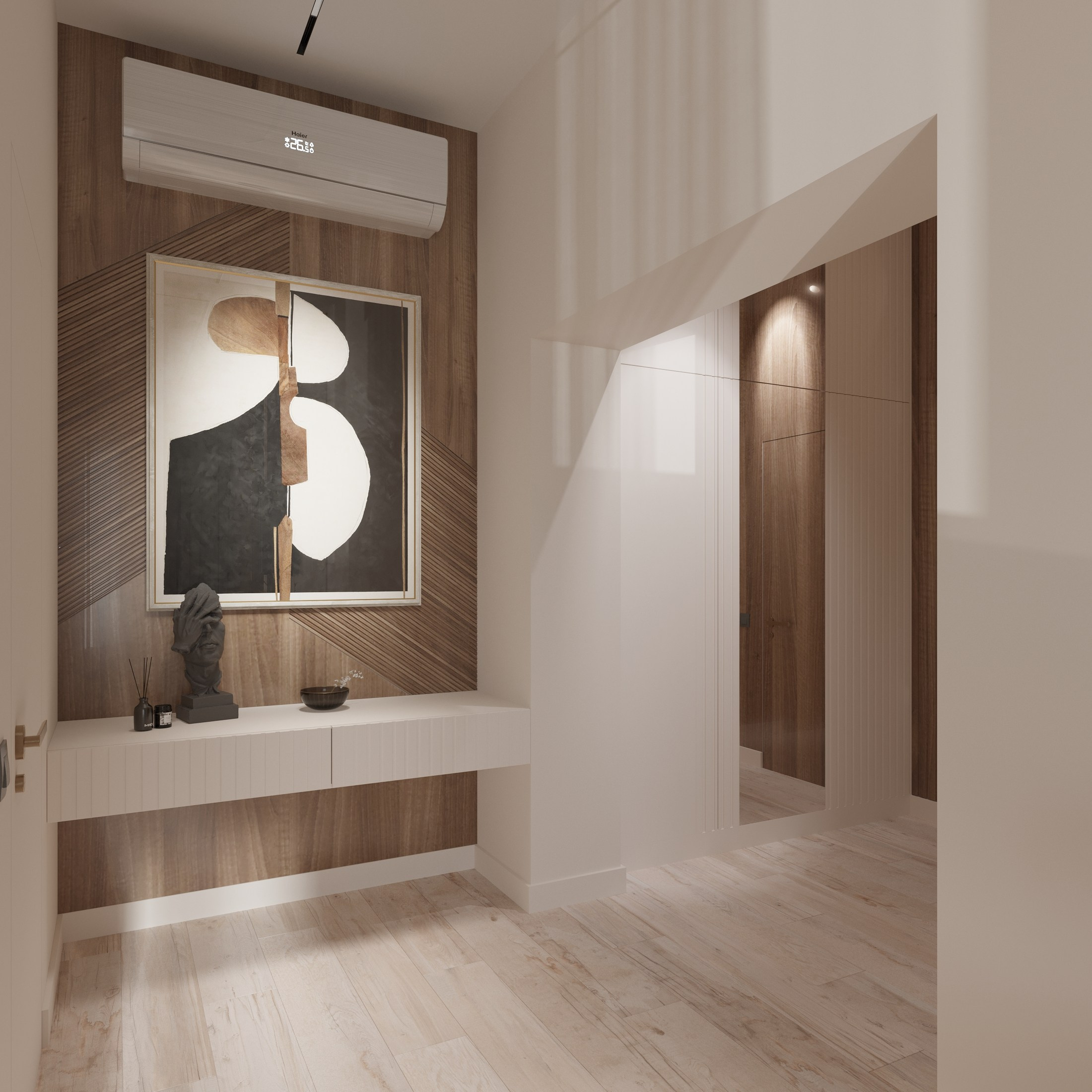 Консоль в мастер-спальне.