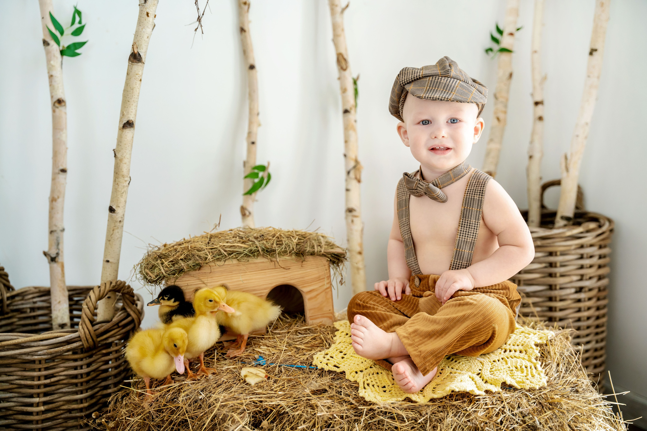 ПРОЕКТ «ПАСХАЛЬНЫЙ» С УТЯТАМИ. Фотограф в Ялте Инна Найден. Детский и семейный фотограф