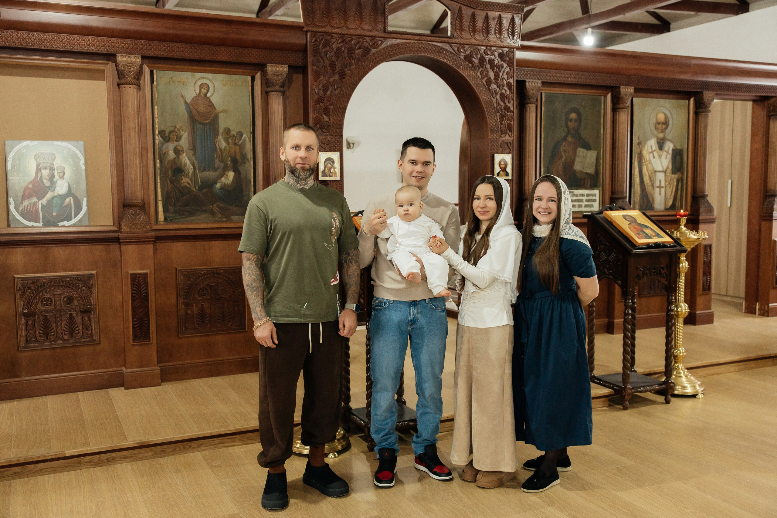 Таинства Крещения Мирона и Владимира. Семейный фотограф в Рязани и Рязанской области