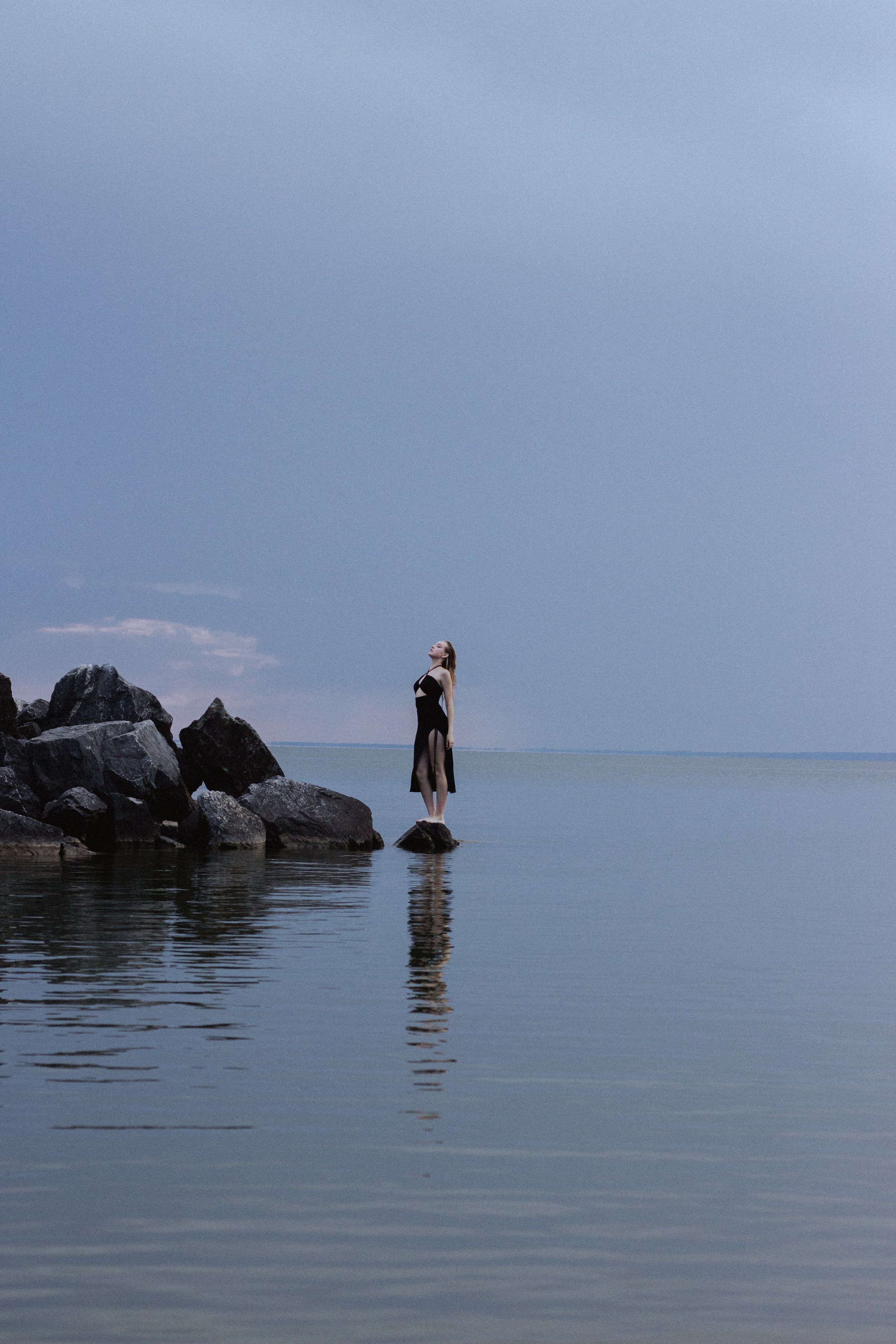 Пляж на камнях. Фотограф Новосибирск