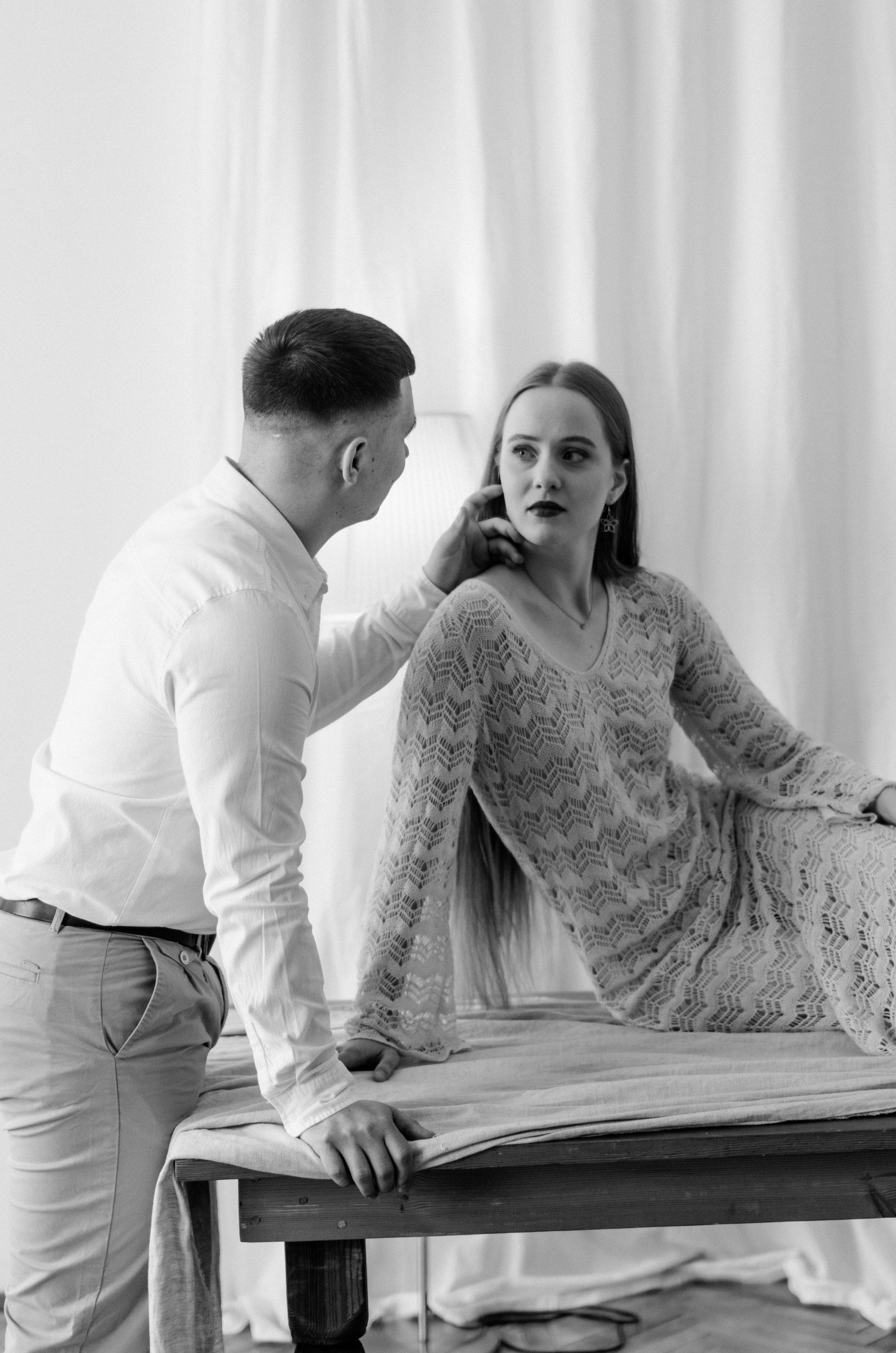 Love Story в фотостудии в стиле бохо. Денисова Аля — фотограф для парных съемок и индивидуальных историй в Барнауле