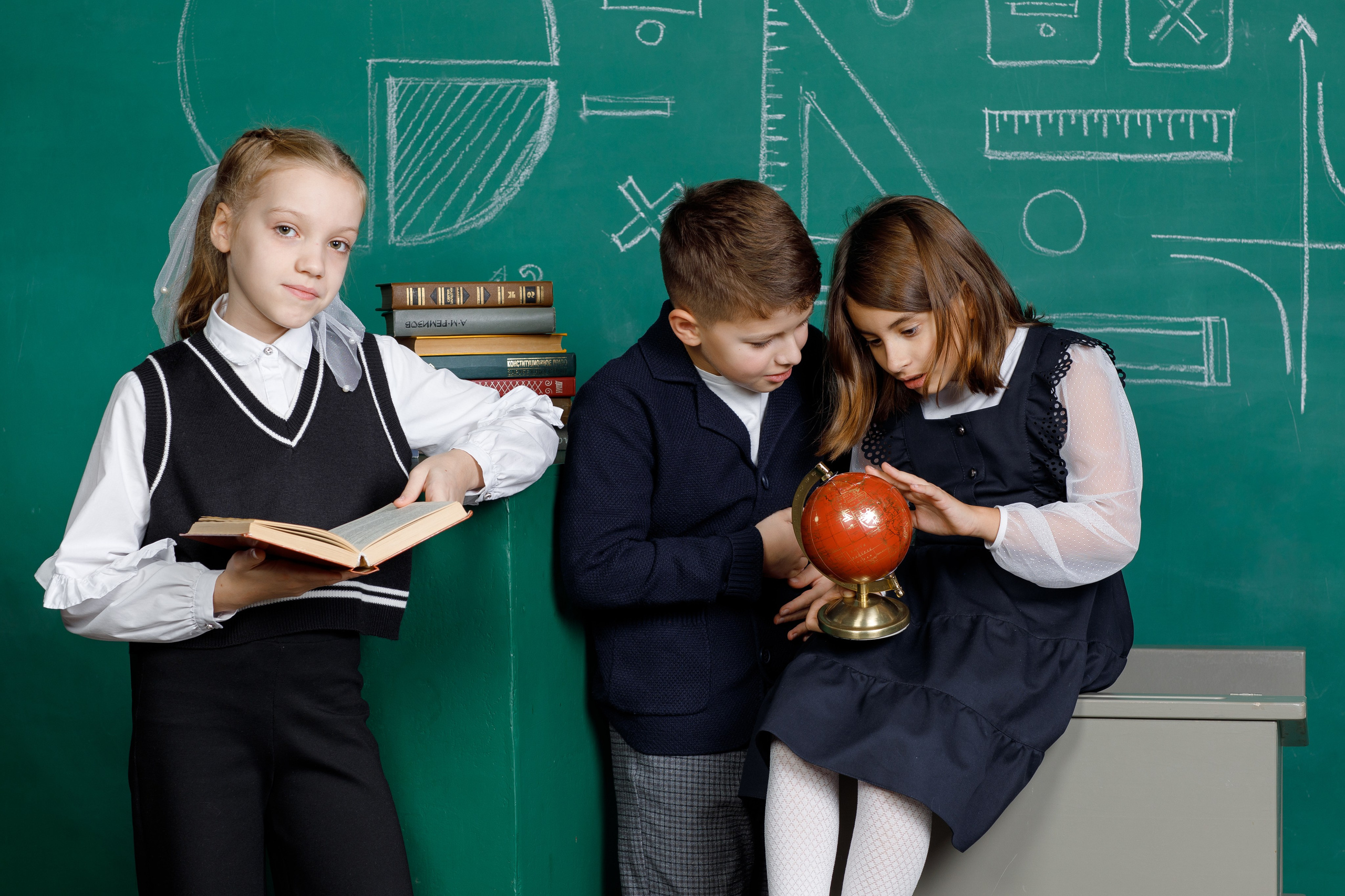 школьные фотографии встудии