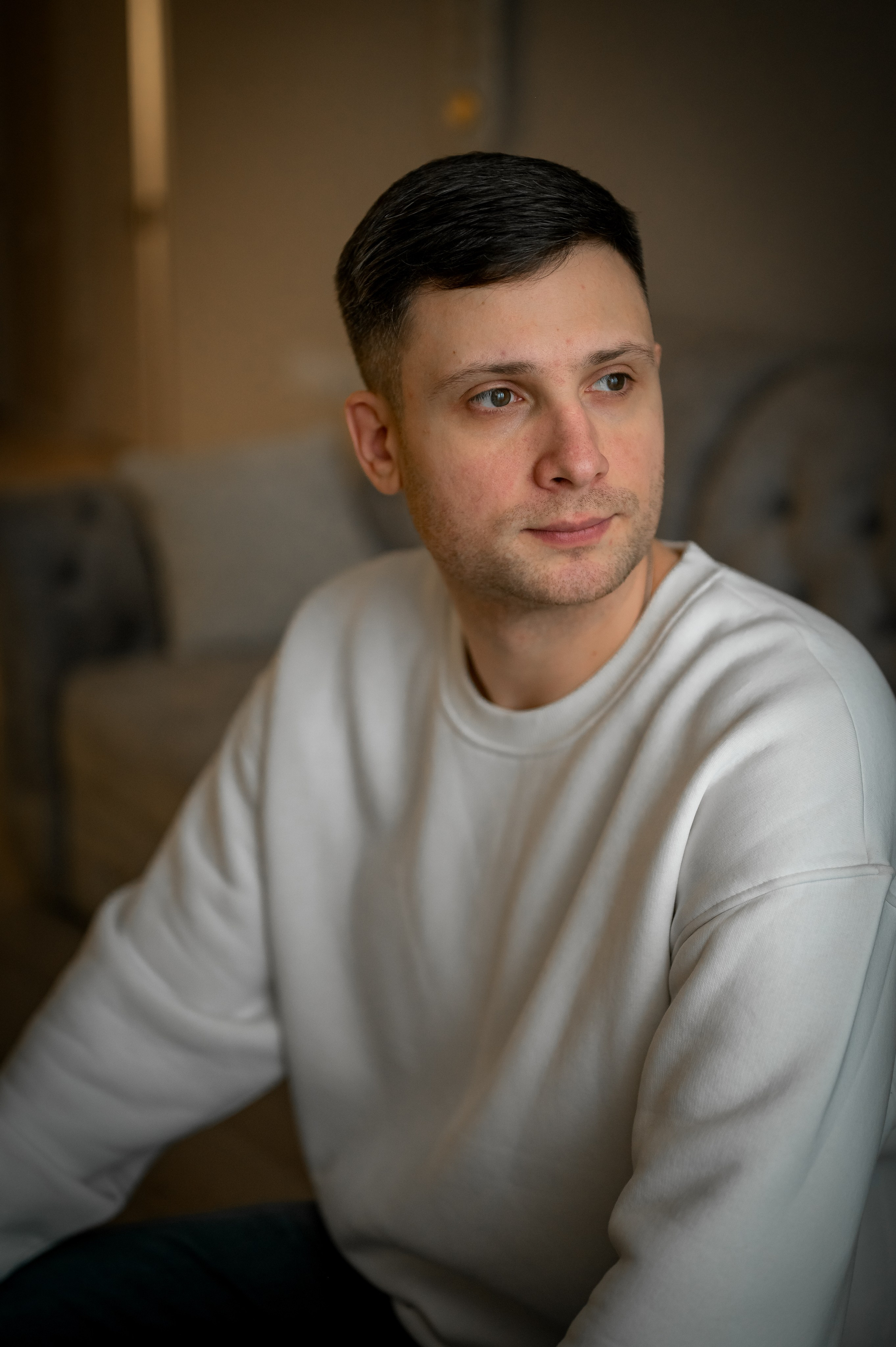 Домашняя новогодняя фотосессия. Фотограф новорождённых, семейный, школьный в городе Калуге Евгения