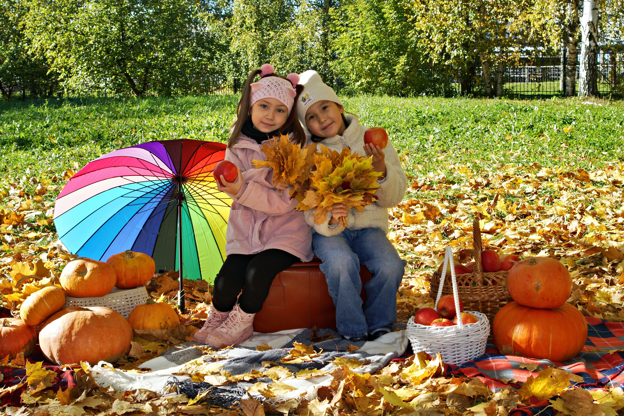 Осенняя фотосессия в детском саду г. Йошкар-Ола
