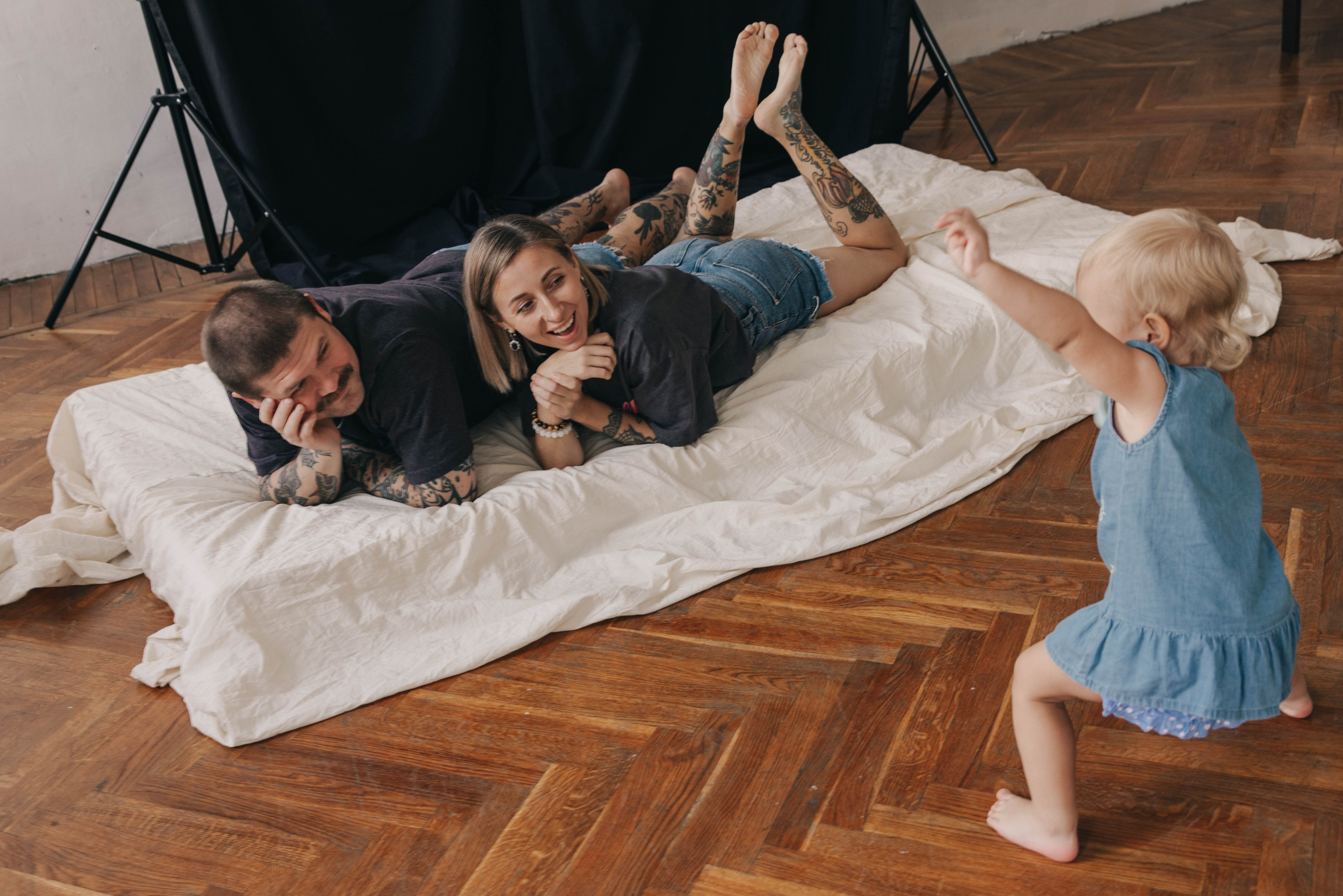 Оля, Кирилл и Мия. Ксения Цыгир, фотограф в Петербурге