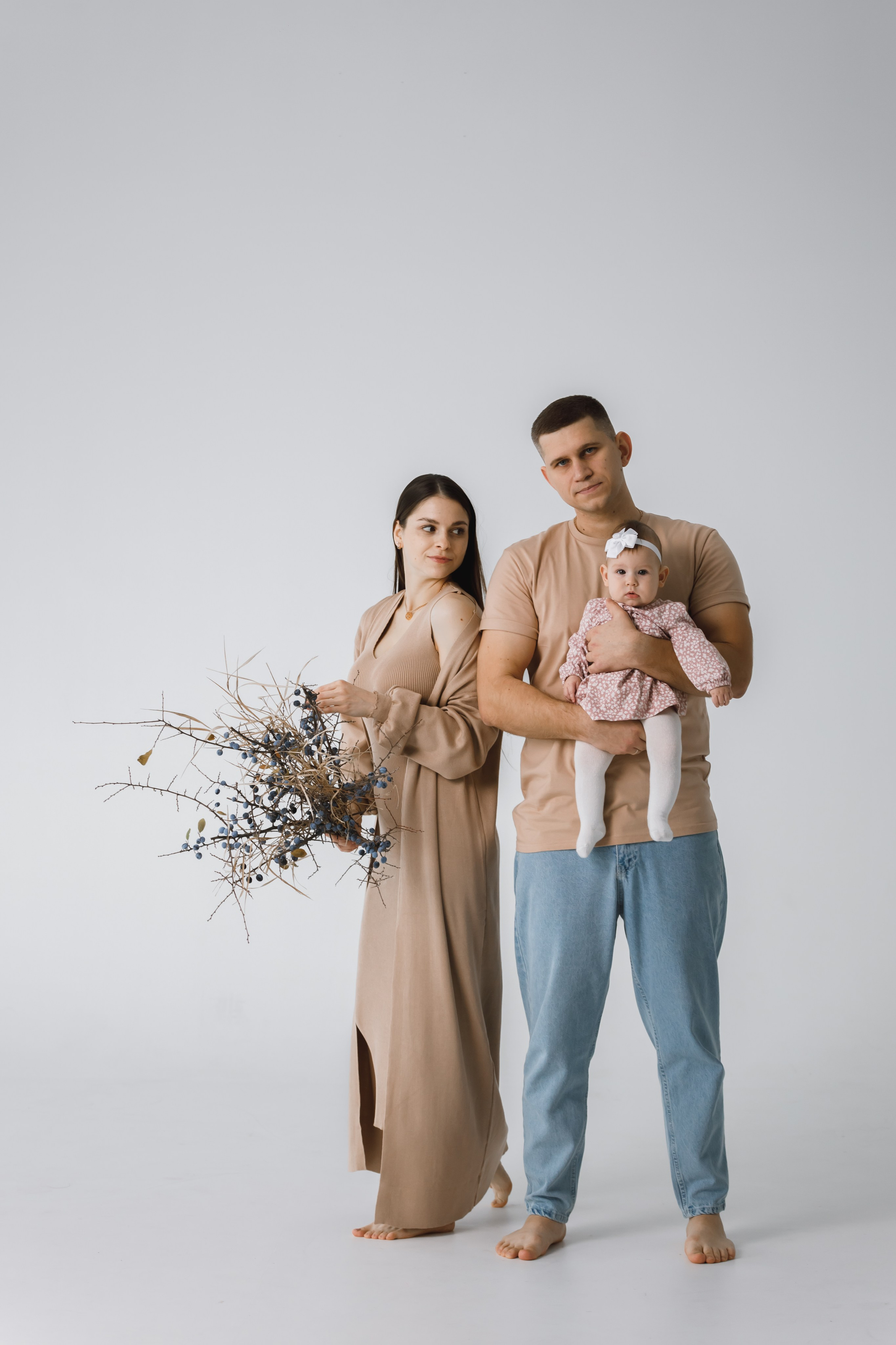 Семейная студийная фотосессия. Свадебный и семейный фотограф в Краснодарском крае Мария Данилкина