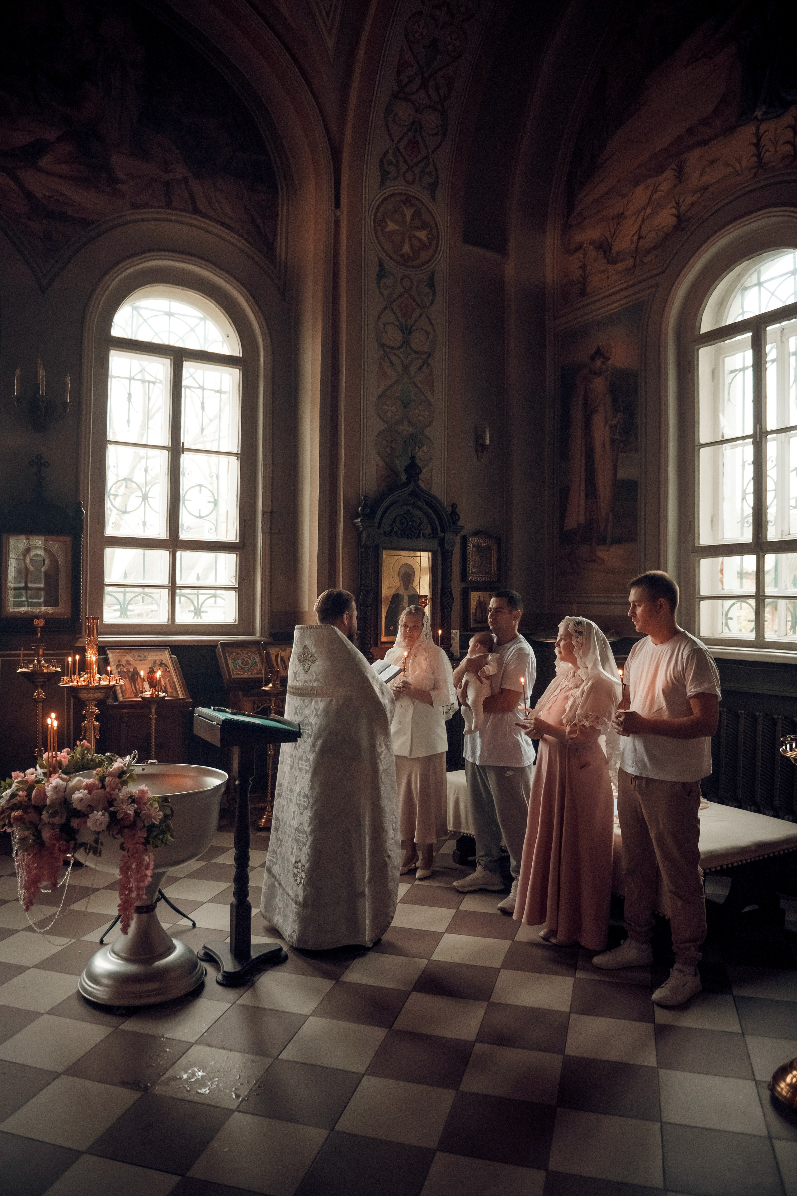 Крещение Елизаветы. Свадебный, семейный и детский фотограф в Москве и области