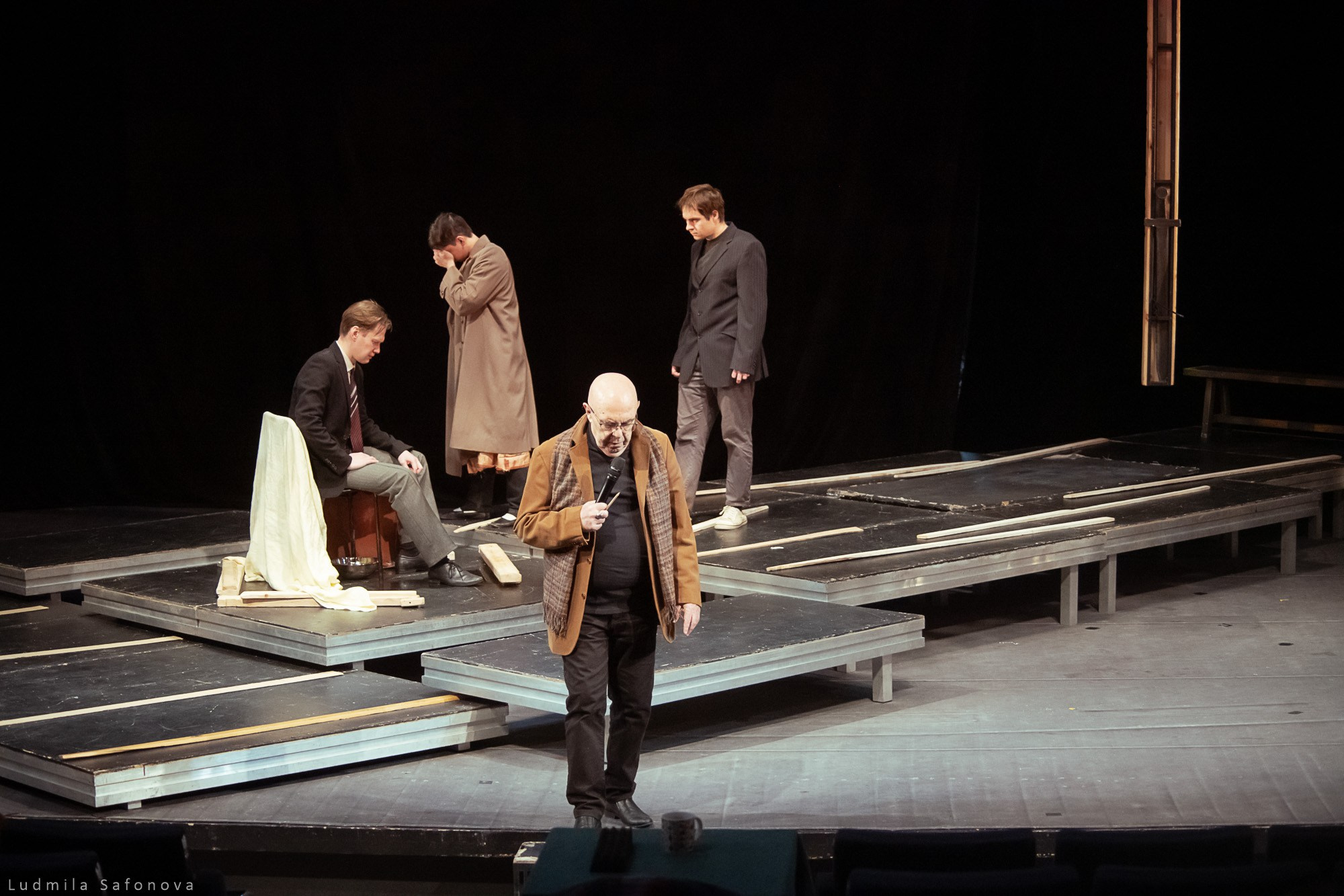 Театр Эрмитаж. Репетиция спектакля «Гамлет. Путь к отцу». Режиссёр Михаил Левитин. Lucytheatre