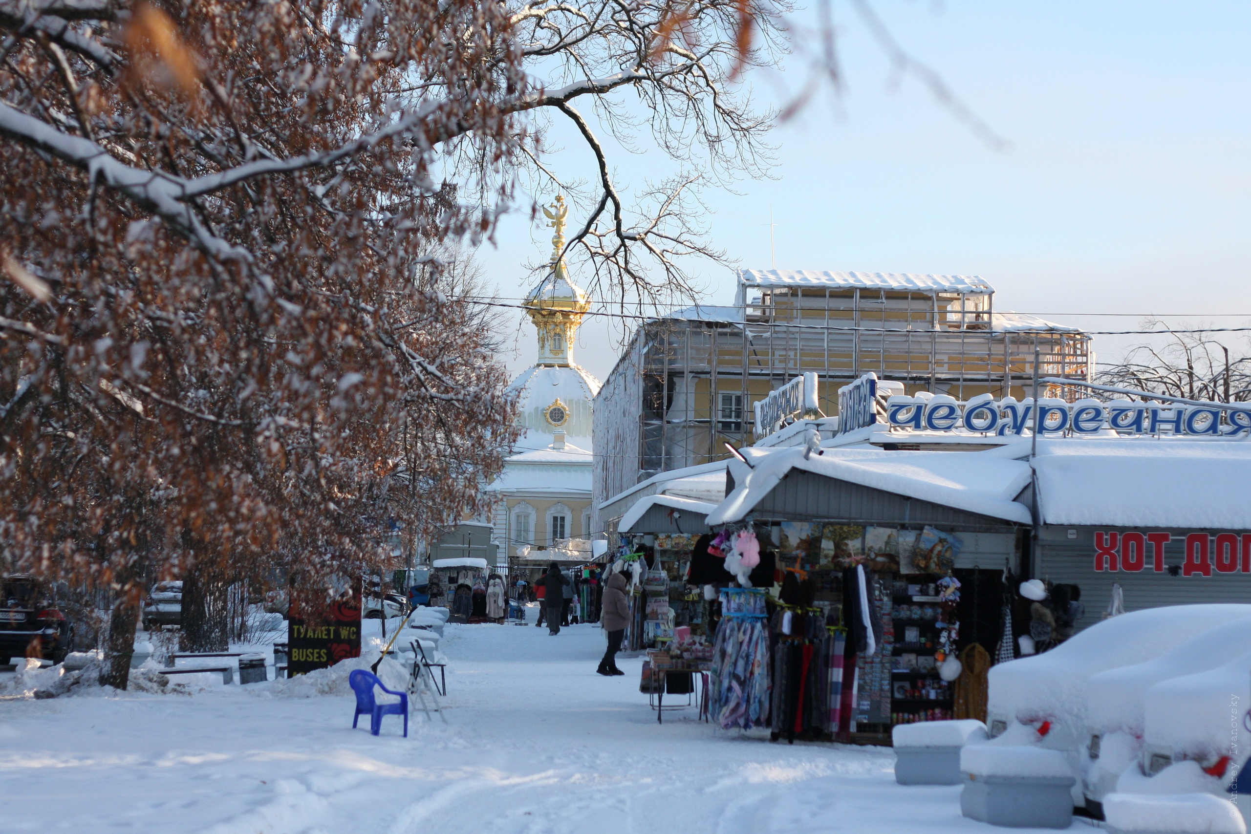 Зимний Петергоф&nbsp;— Canon EOS 40D, Canon EF 50/1.8 II, JPG из камеры