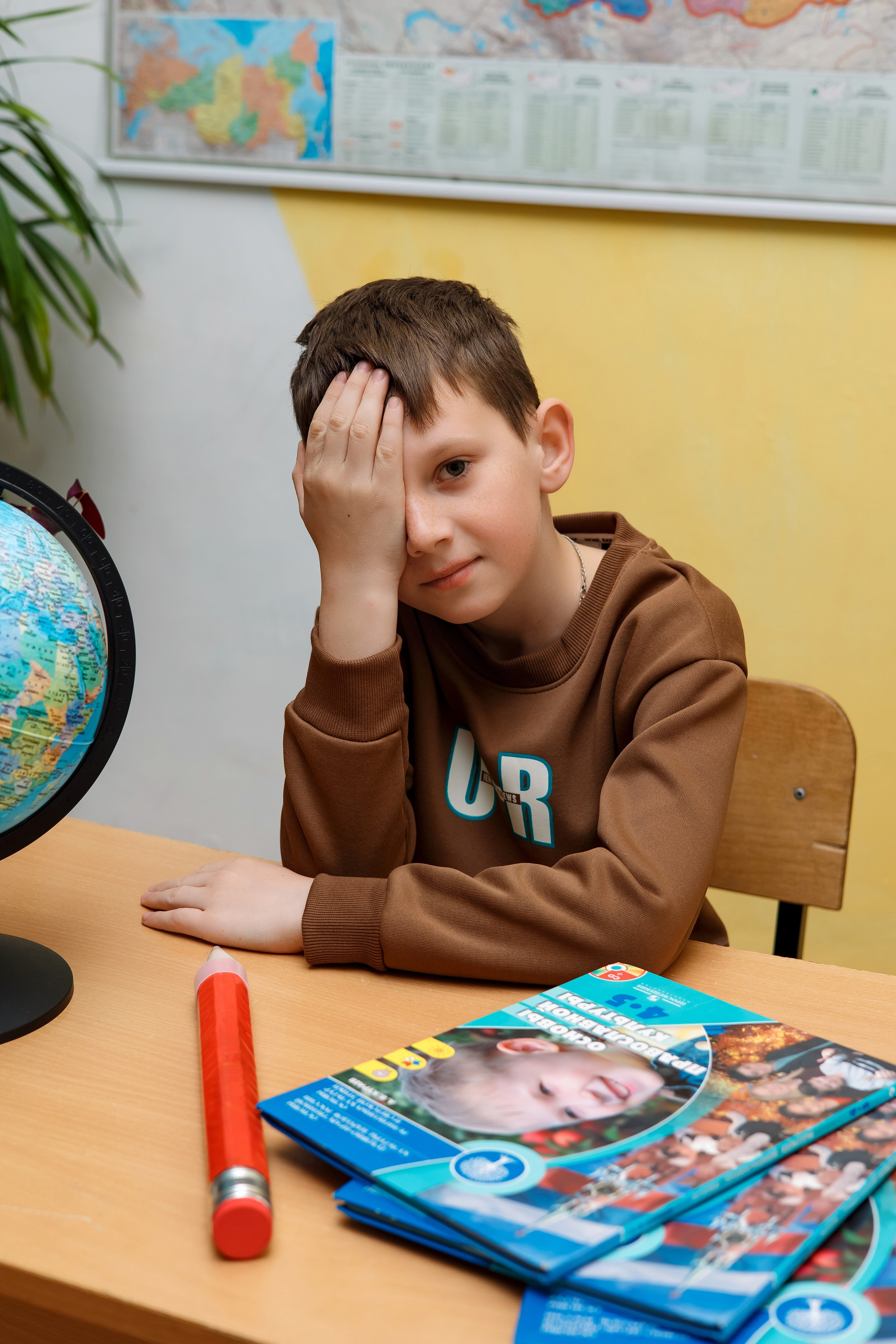 4 класс с. Барабаш. Фотограф Любовь Корниенко, Примоский край