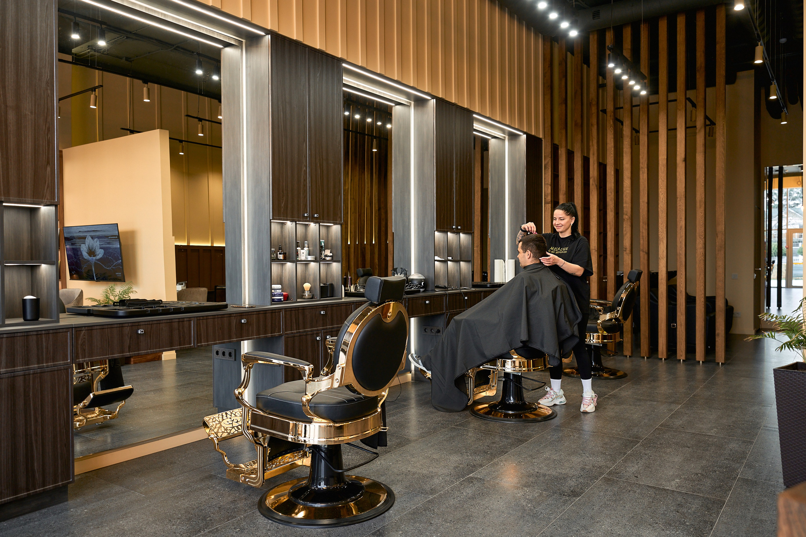 Интерьер парикмахерской