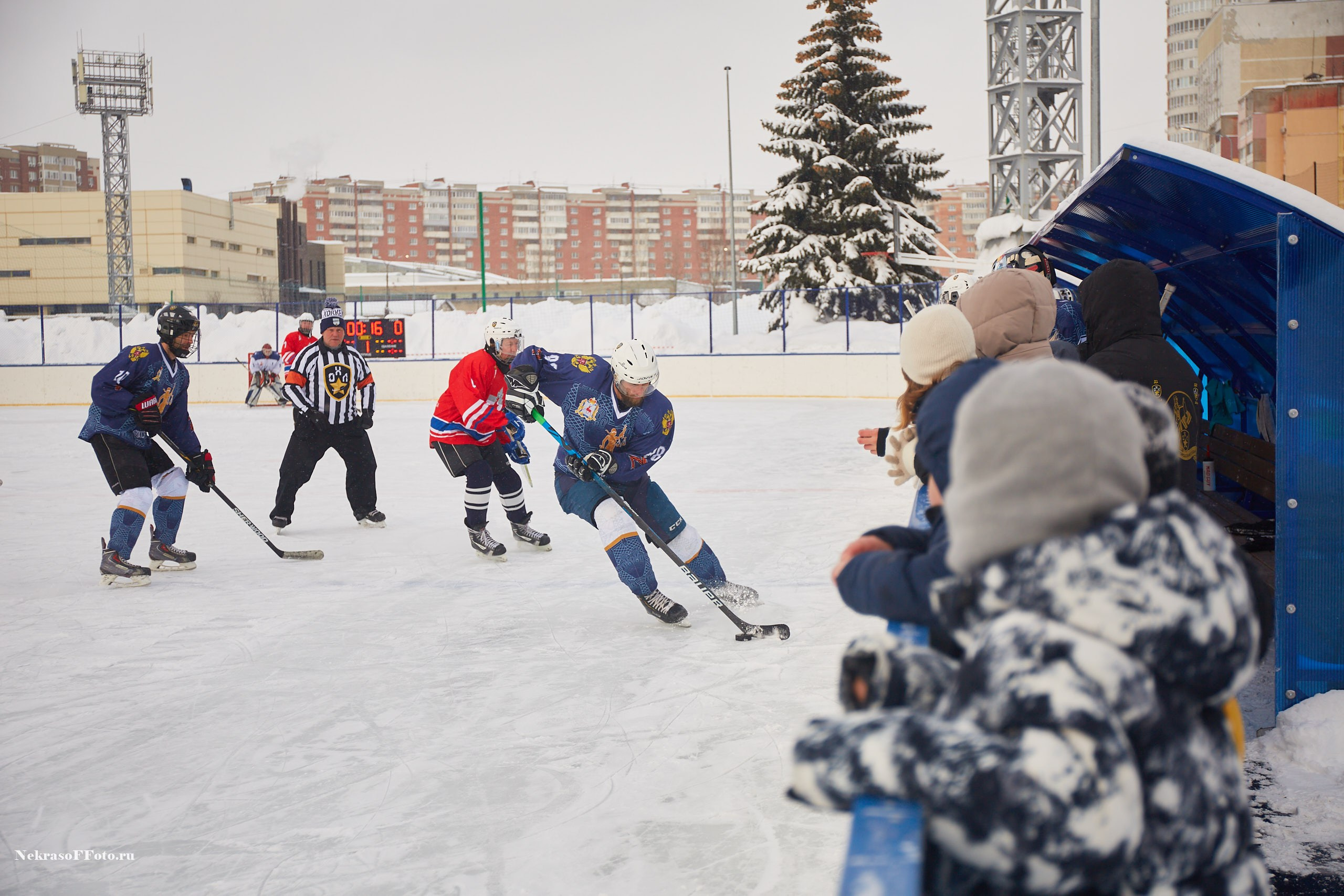 Турнир по хоккею «Русская классика» в рамках Офицерской хоккейной лиги. Спортивный фотограф Некрасов Денис