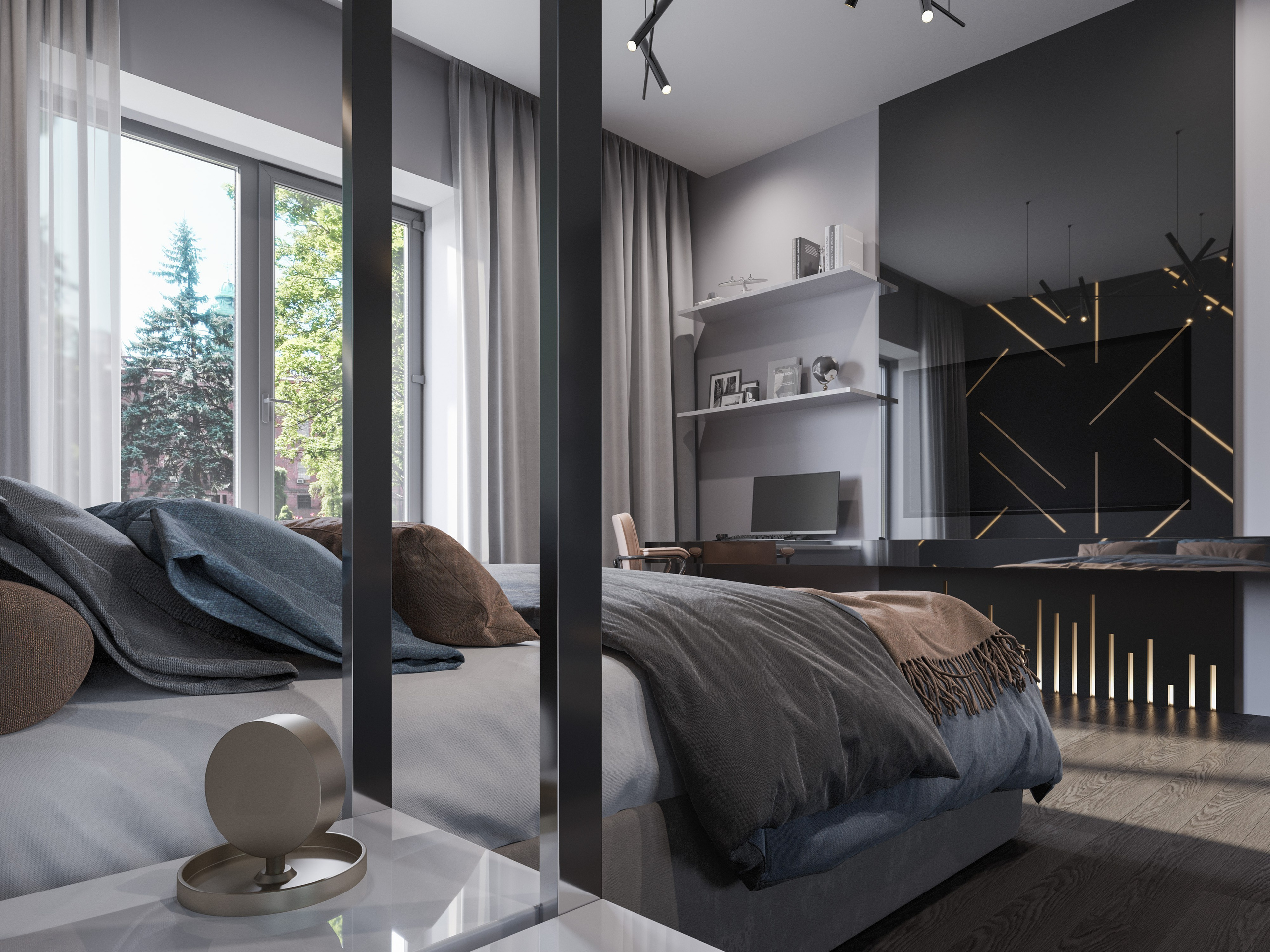 3D Визуализация Элитной Квартиры в Современном Стиле. Визуализатор интерьера в Москве | Брагин Кирилл