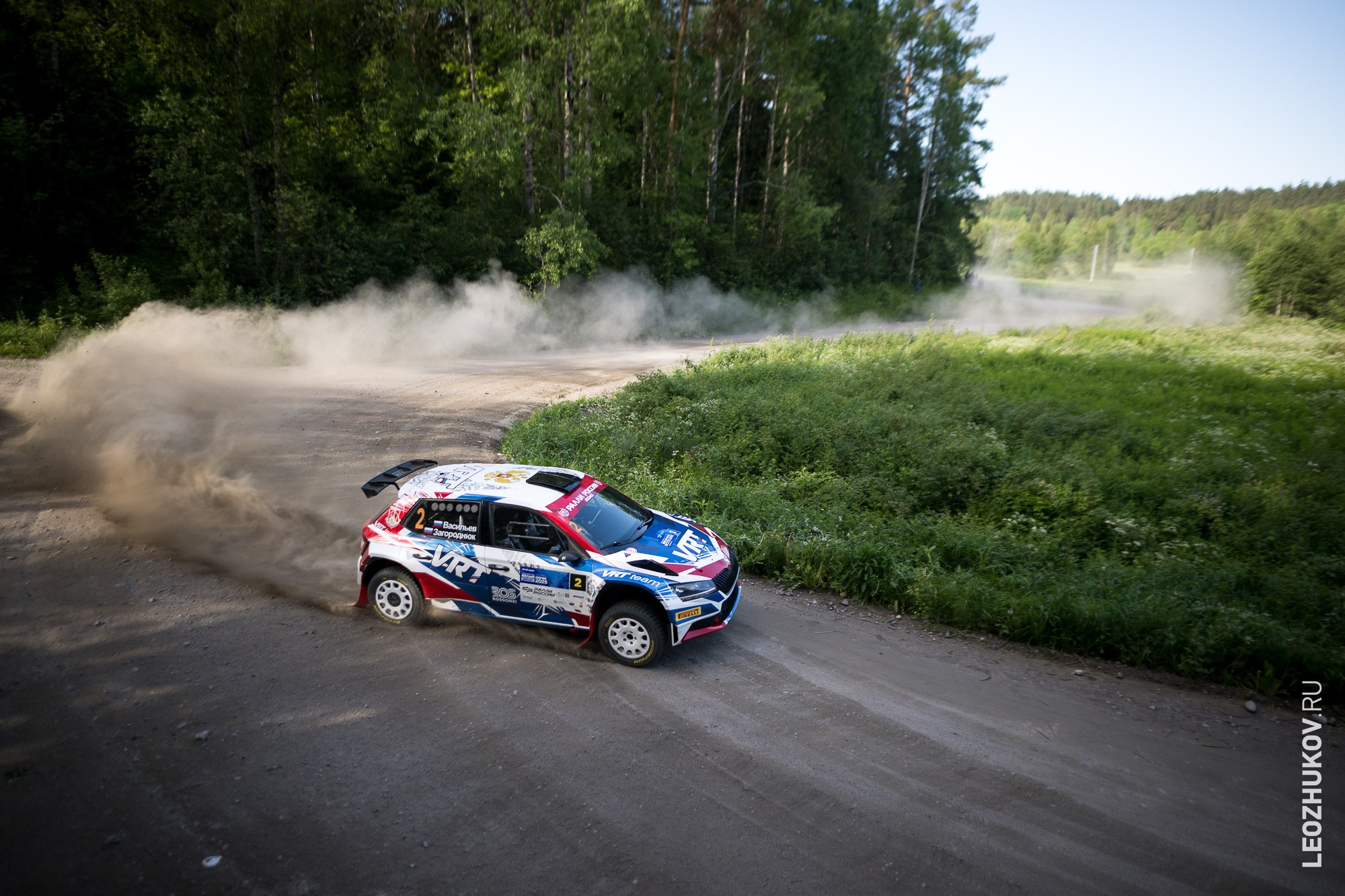 White nights rally 2025. Sports photographer Leonid Zhukov