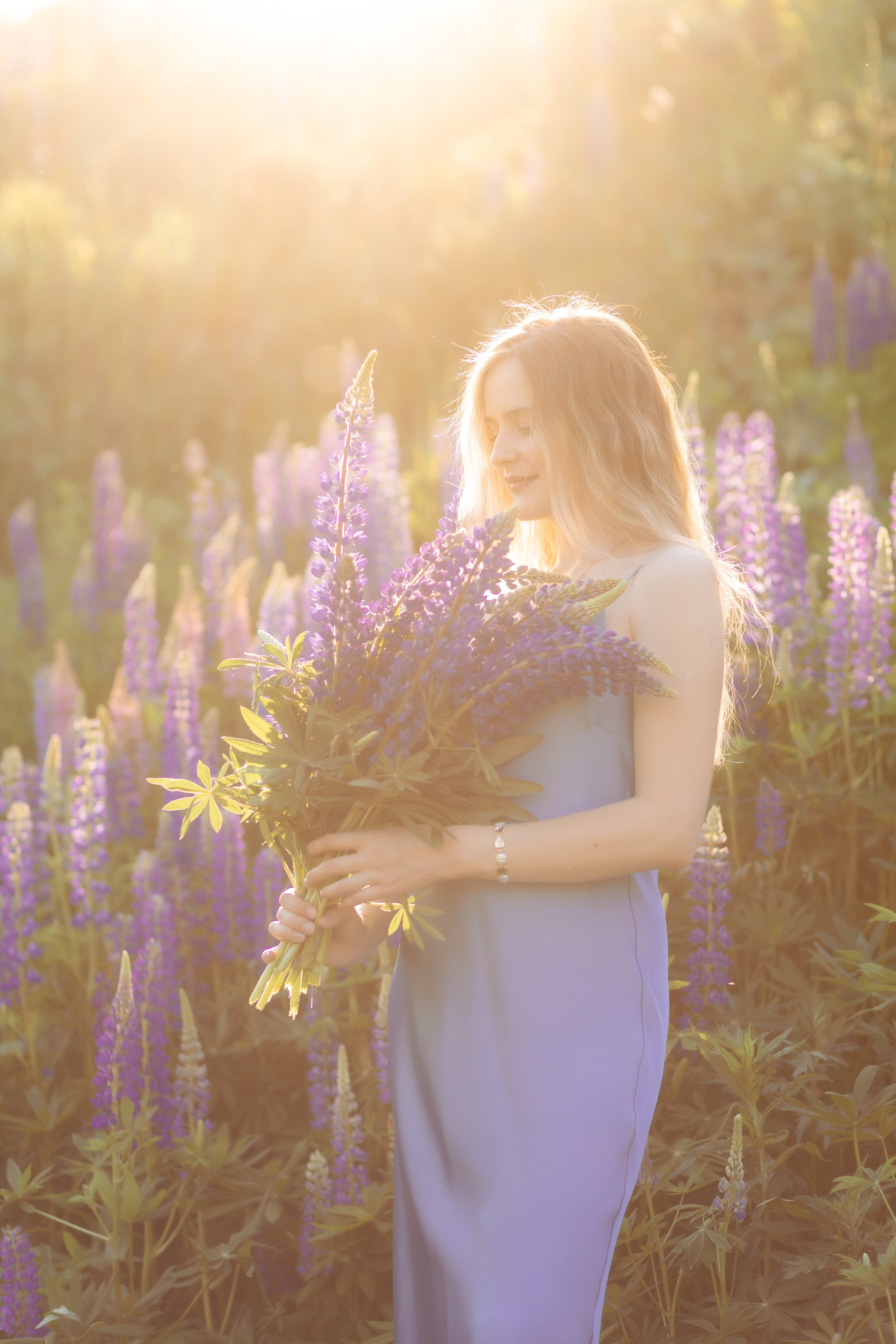 Фотосессия в люпинах. Зотова Алена — семейный и женский фотограф в Зеленограде