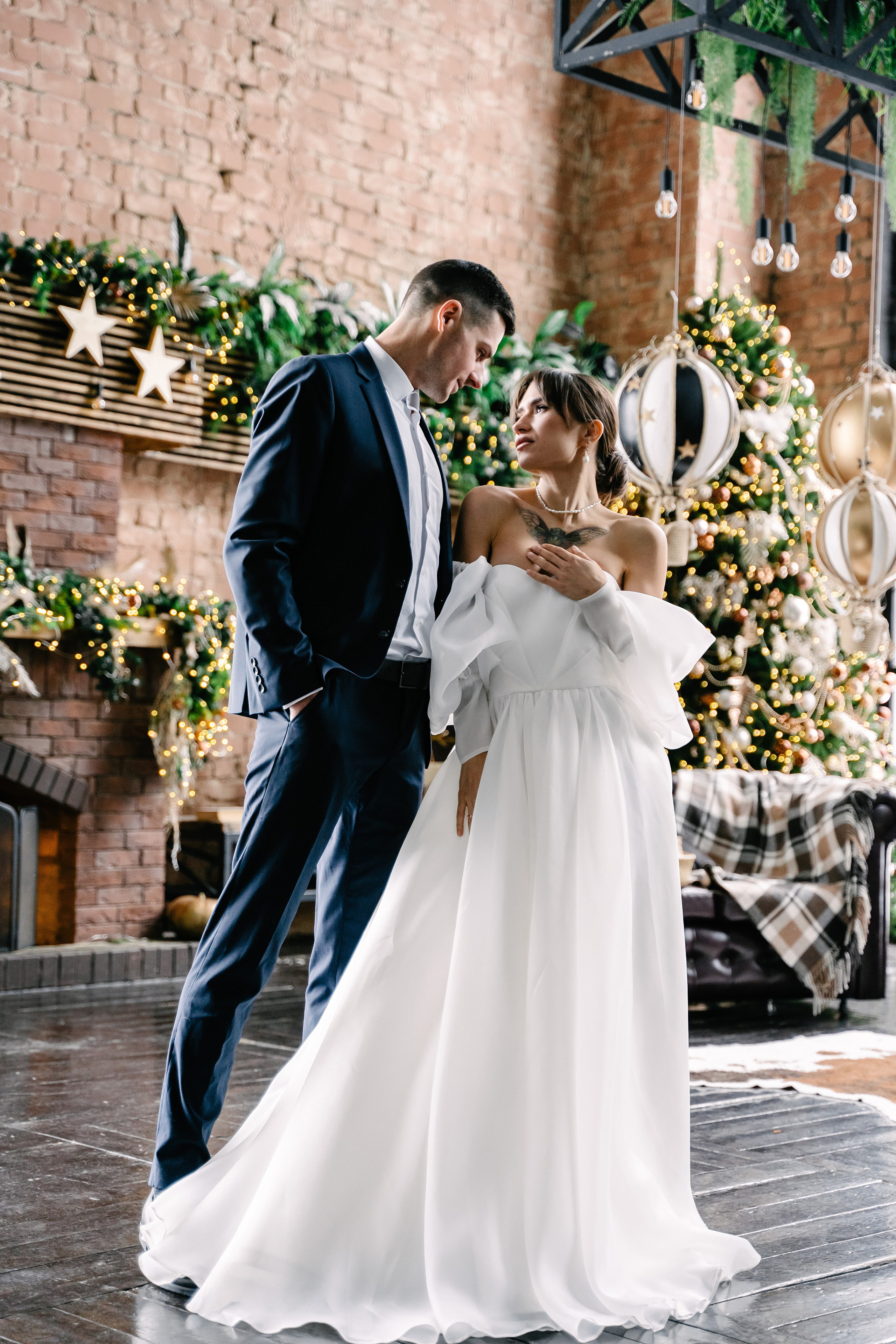 Свадебная фотосессия молодоженов в студии. Свадебный и семейный фотограф из Воронежа|Москвы Бубнова Екатерина