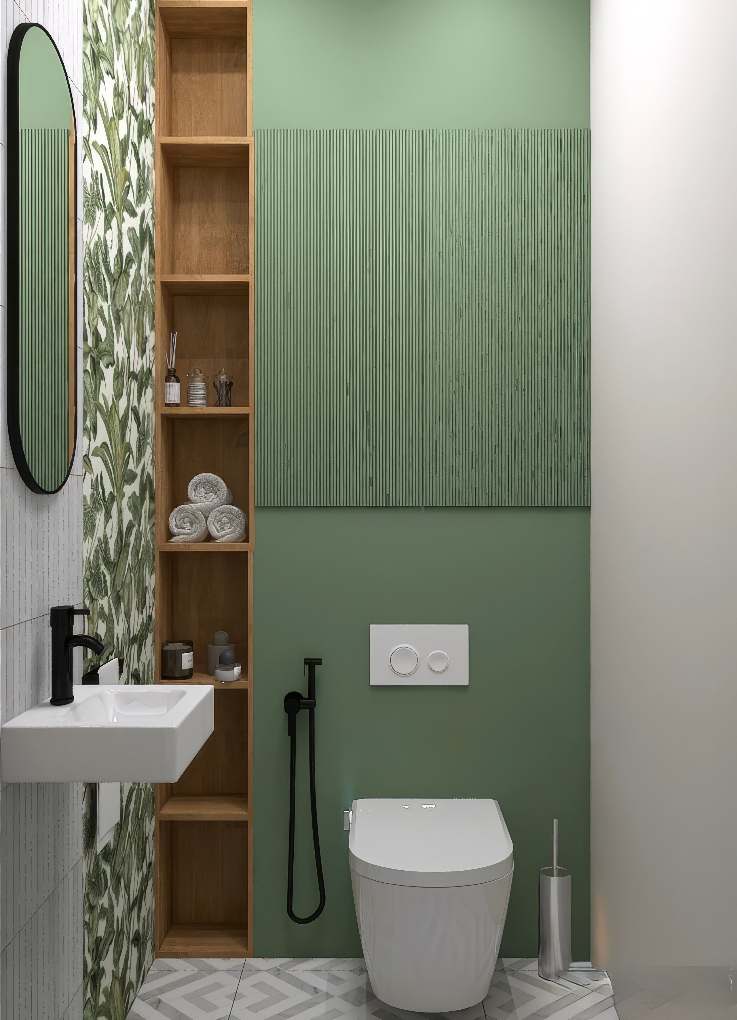 Кухня-гостиная и Санузел из загородного дома, г. Пермь. Дизайнер интерьера в Санкт-Петербурге Ольга Рытаровская