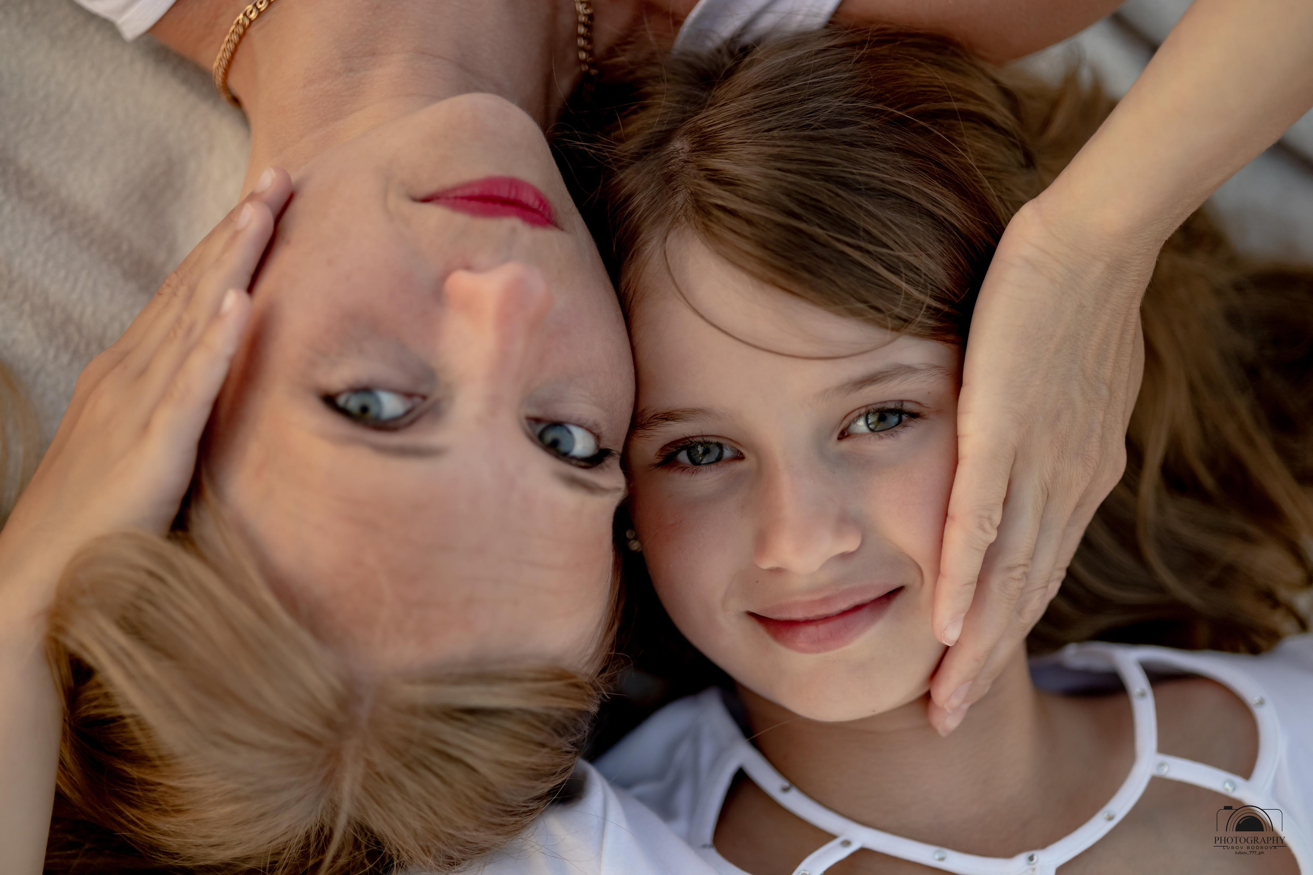 Елена с дочерью Анастасией. Семейный и портретный фотограф в Геленджике Любовь Бодрова