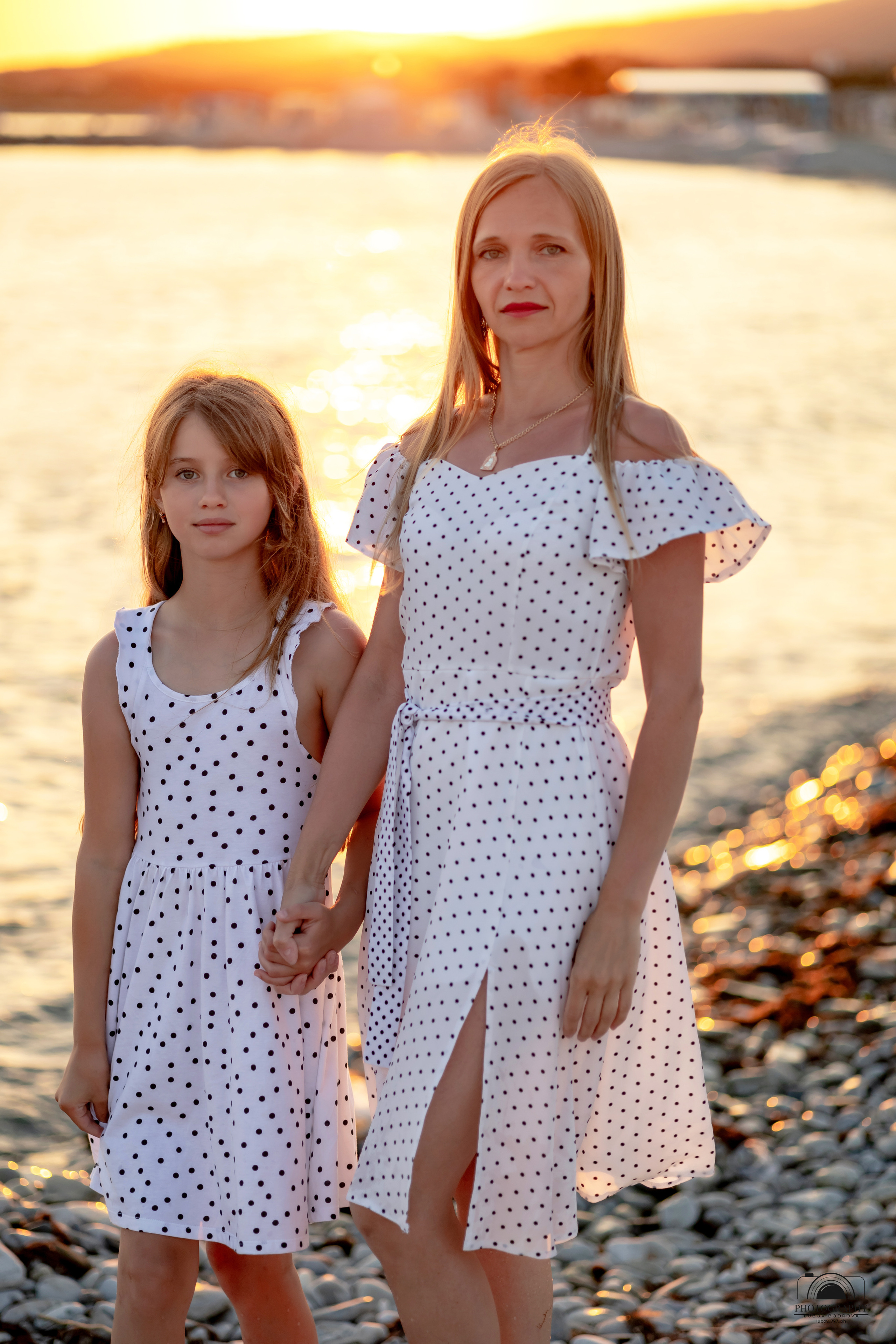 Елена с дочерью Анастасией. Семейный и портретный фотограф в Геленджике Любовь Бодрова