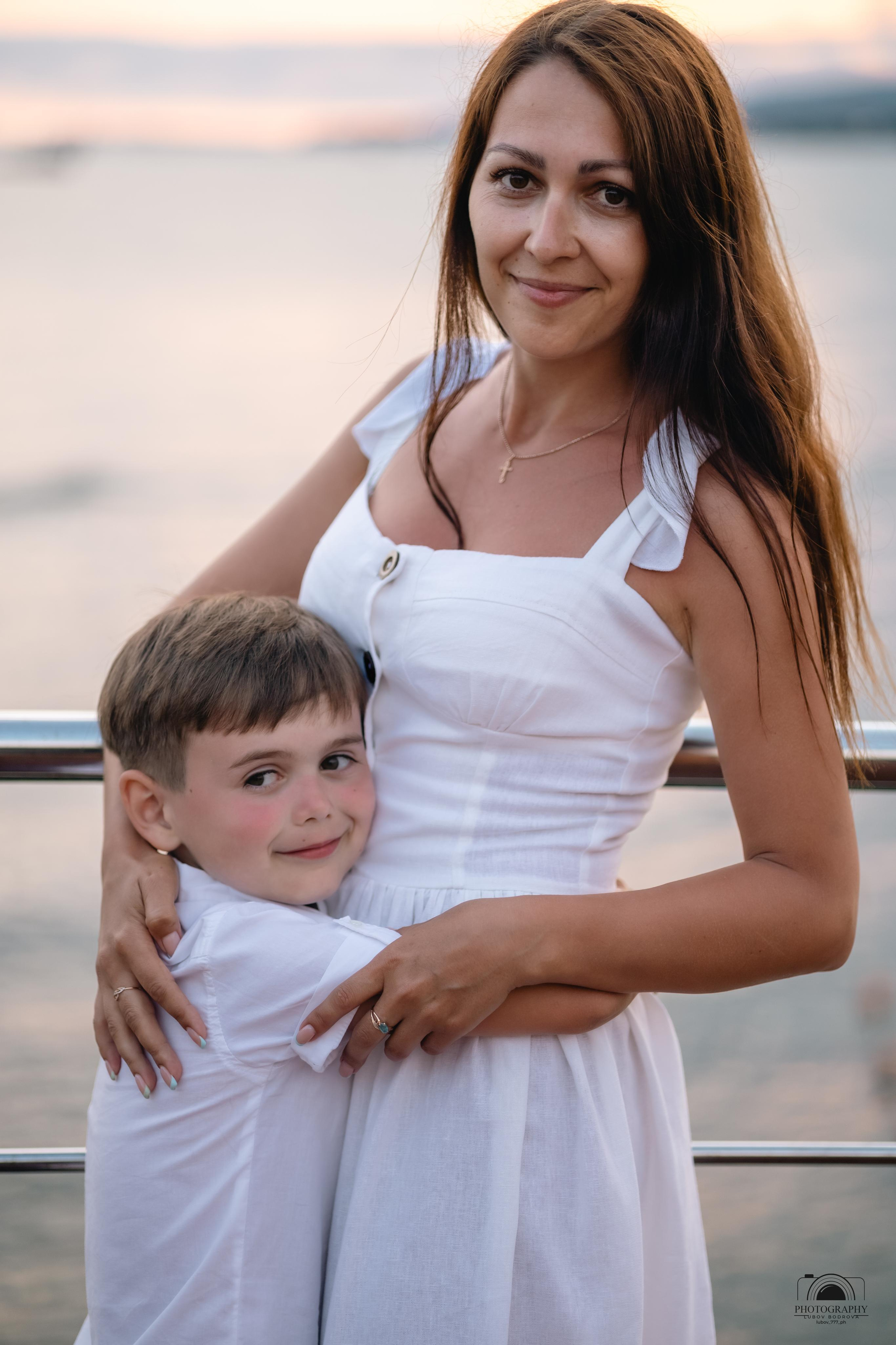 Светлана с сыном Никитой. Семейный и портретный фотограф в Геленджике Любовь Бодрова
