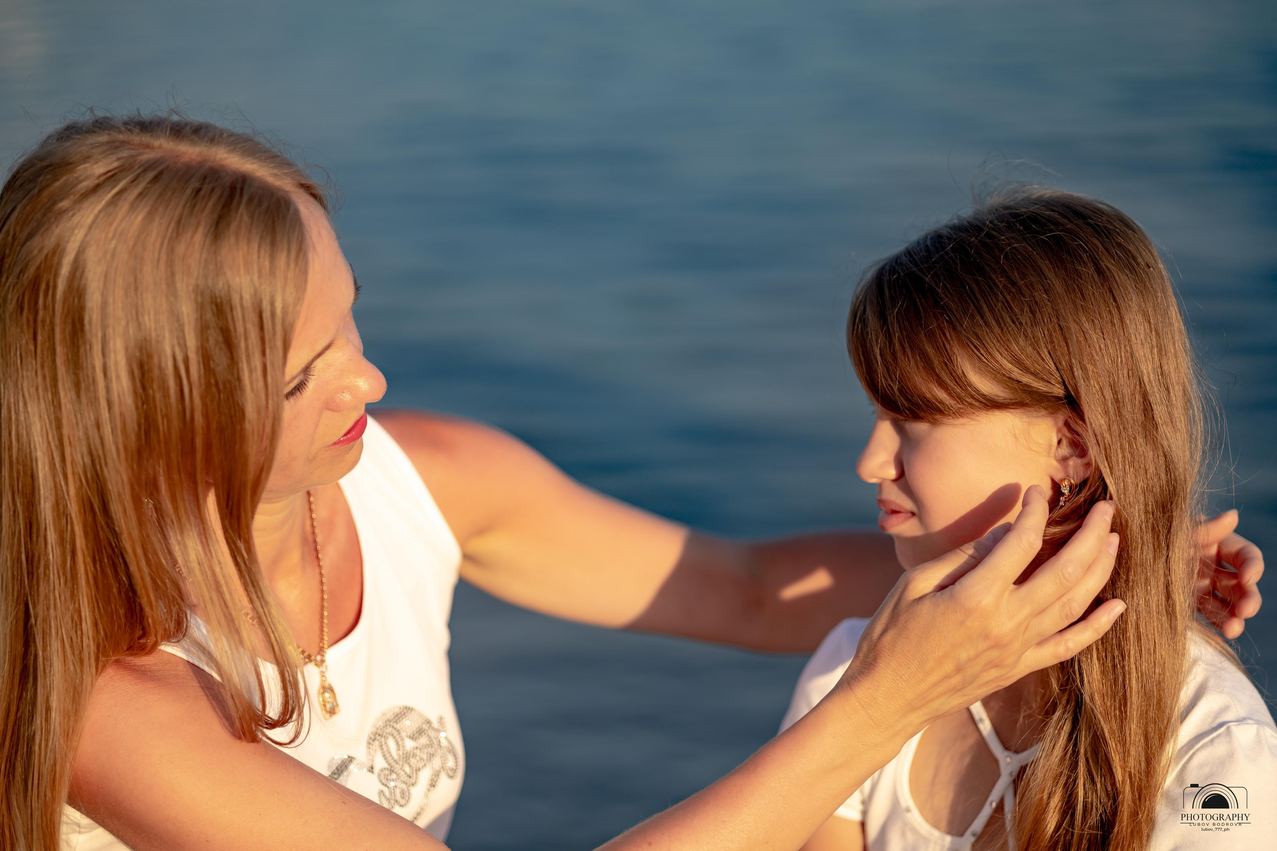 Елена с дочерью Анастасией. Семейный и портретный фотограф в Геленджике Любовь Бодрова