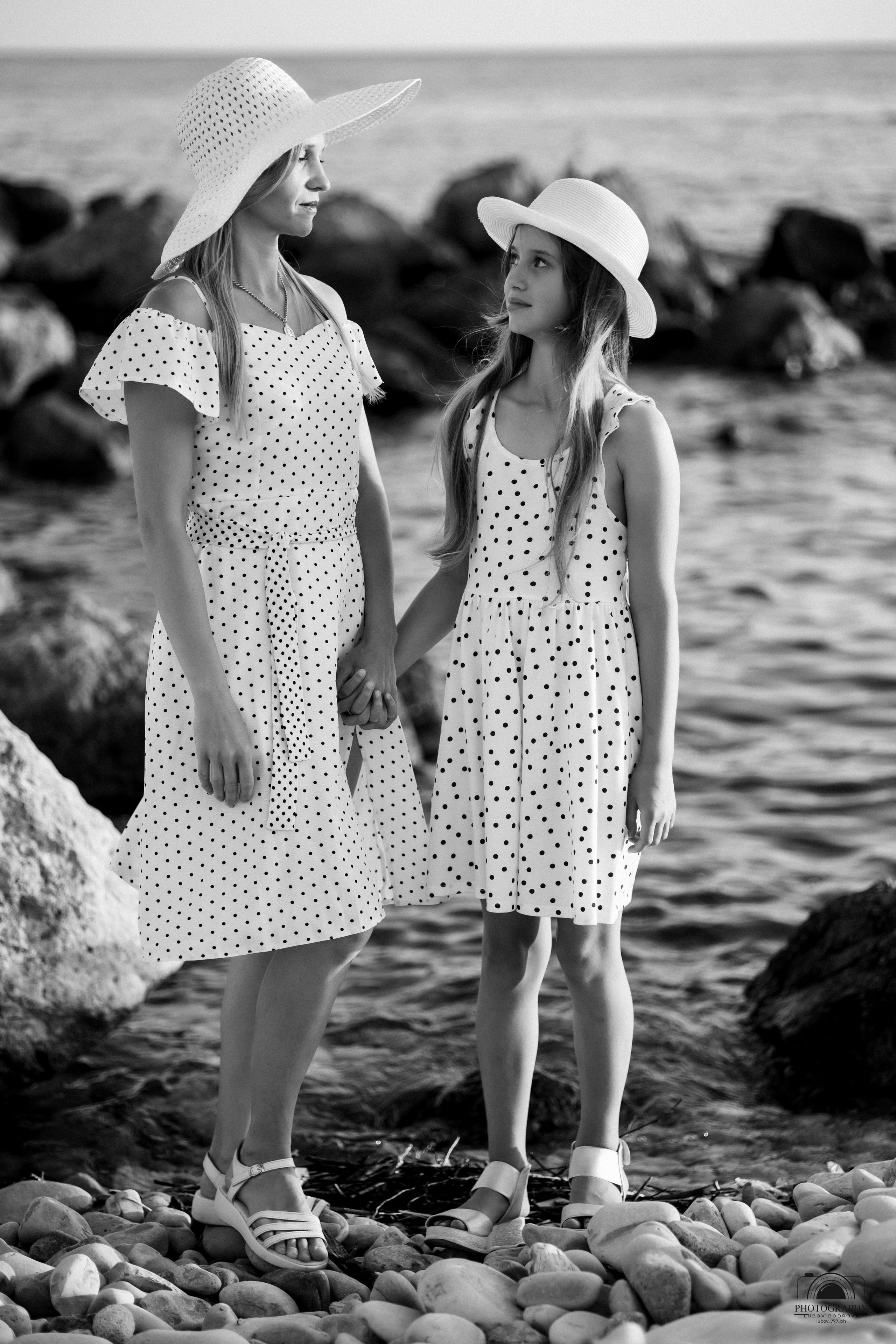 Елена с дочерью Анастасией. Семейный и портретный фотограф в Геленджике Любовь Бодрова