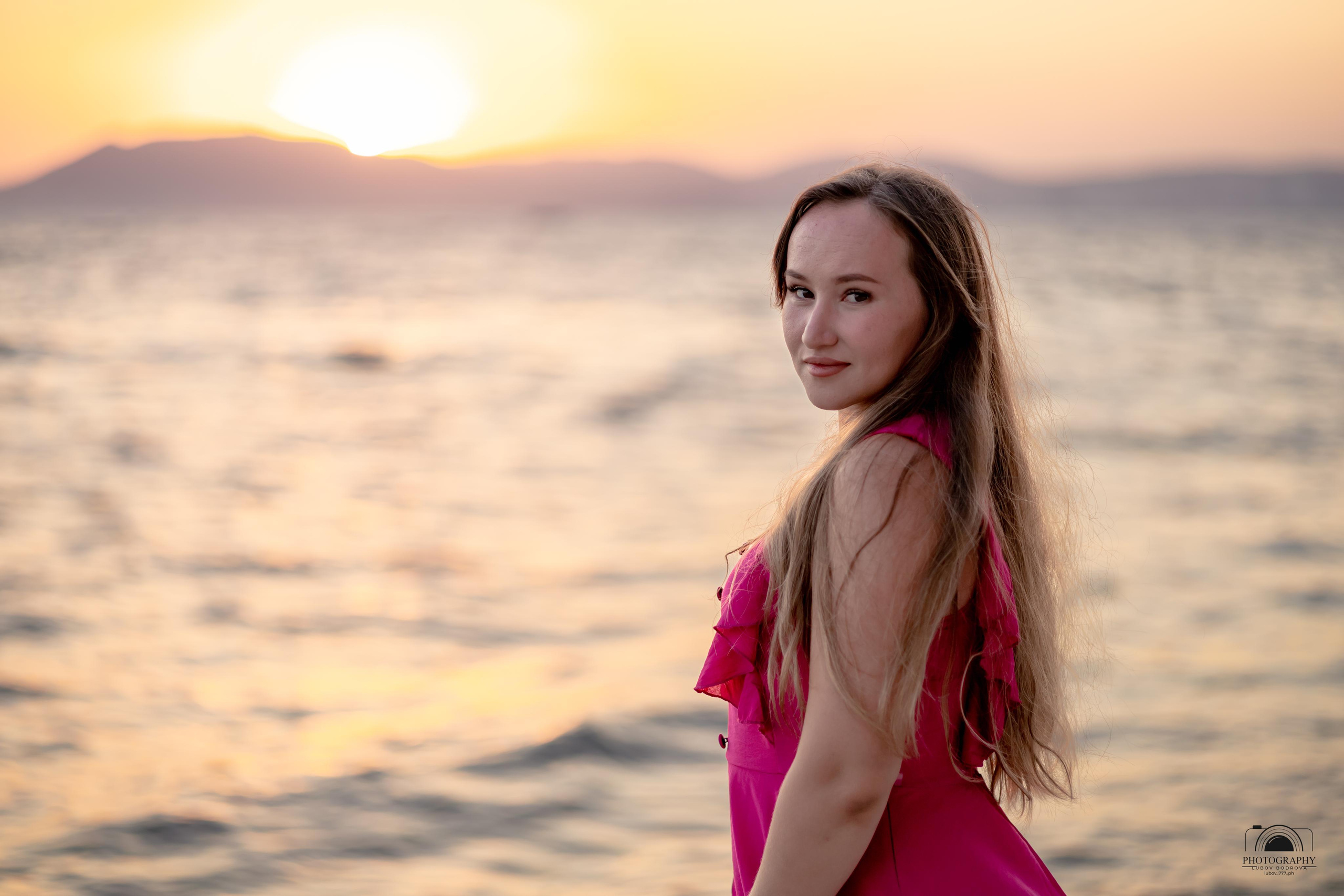 Закат на побережье. Семейный и портретный фотограф в Геленджике Любовь Бодрова