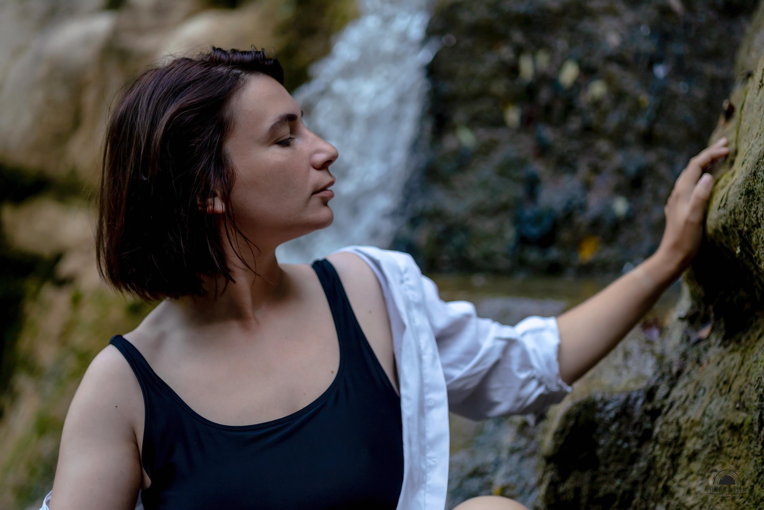 Утро на водопаде. Семейный и портретный фотограф в Геленджике Любовь Бодрова