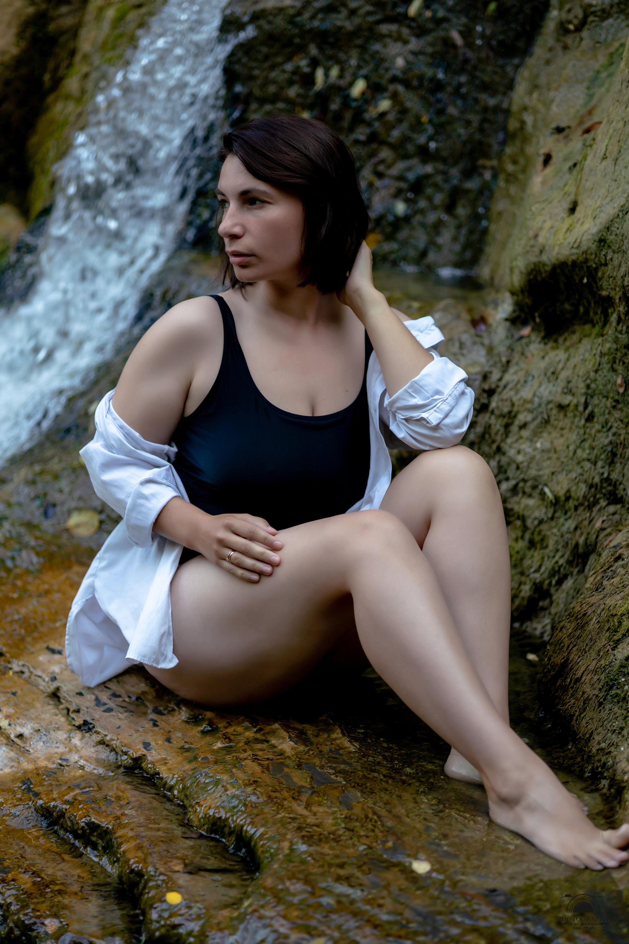 Утро на водопаде. Семейный и портретный фотограф в Геленджике Любовь Бодрова