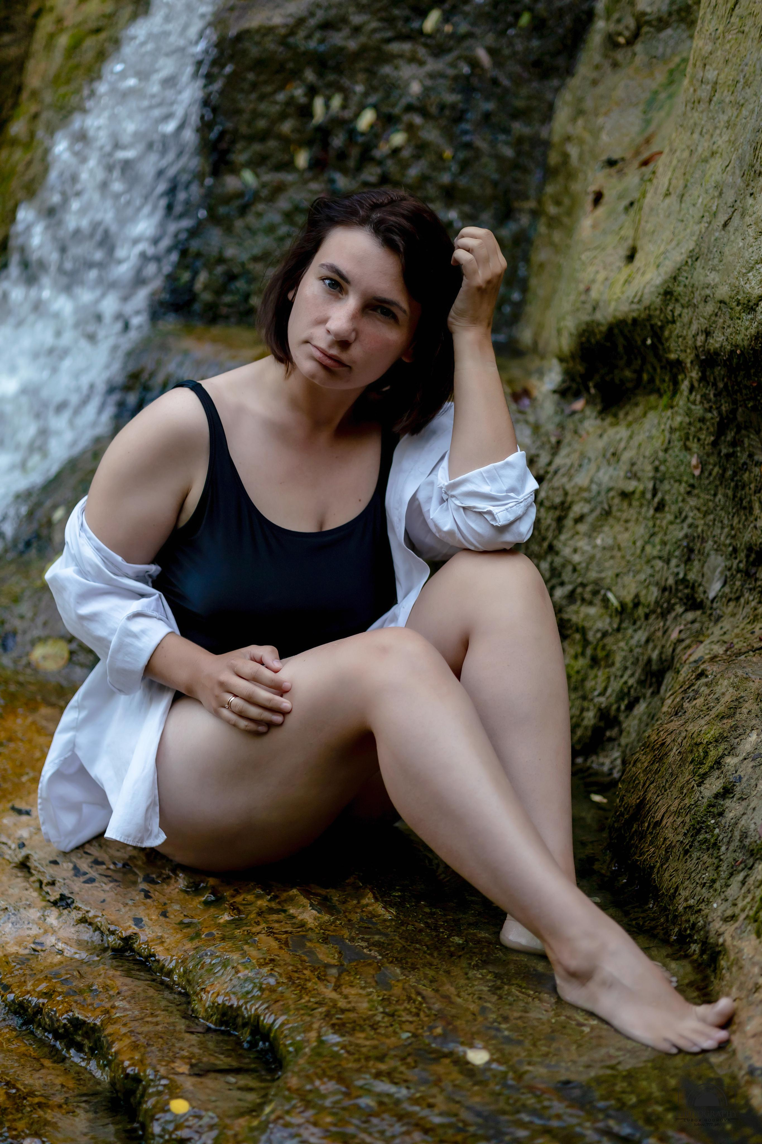 Утро на водопаде. Семейный и портретный фотограф в Геленджике Любовь Бодрова