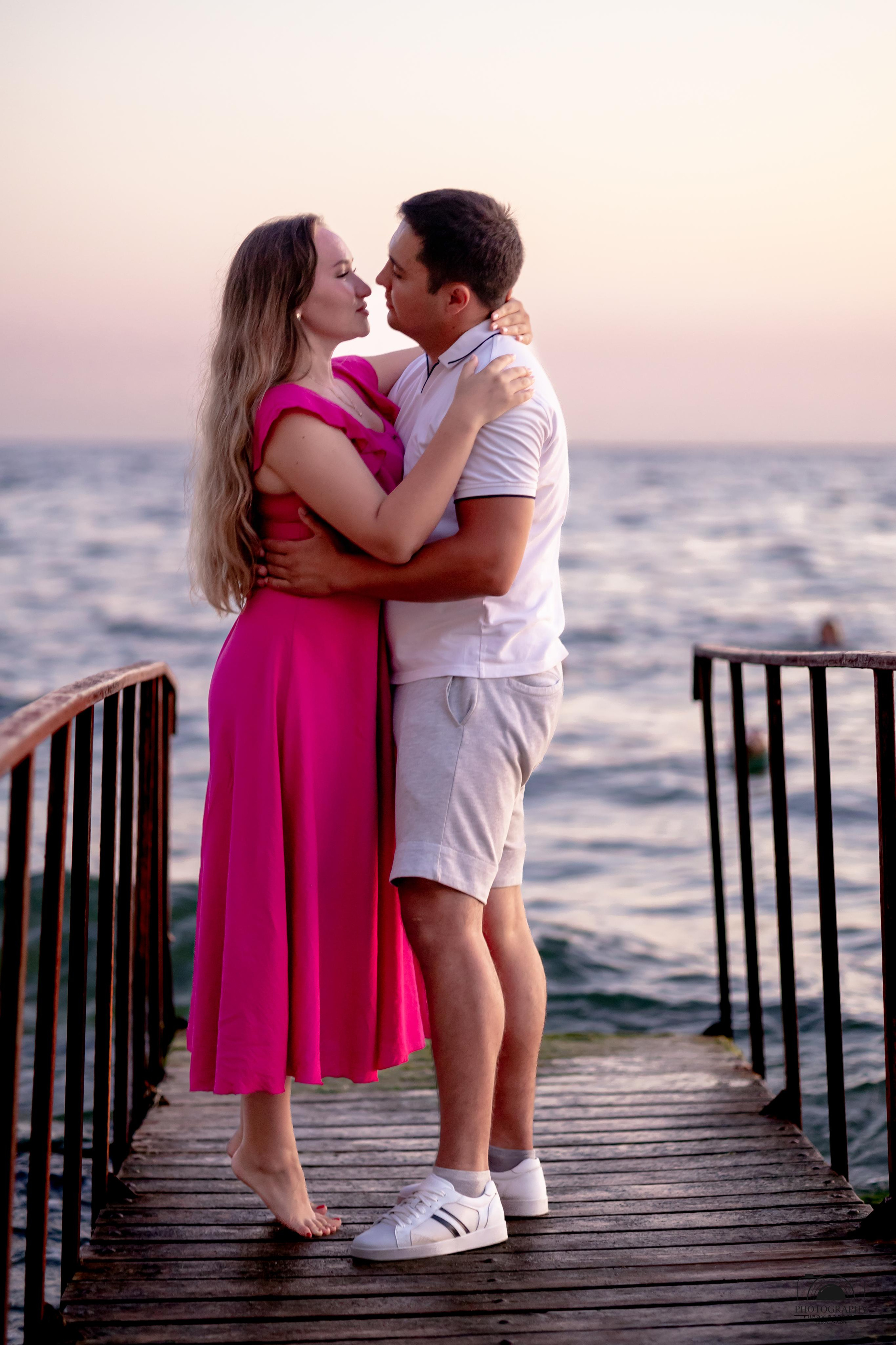 Закат на побережье. Семейный и портретный фотограф в Геленджике Любовь Бодрова