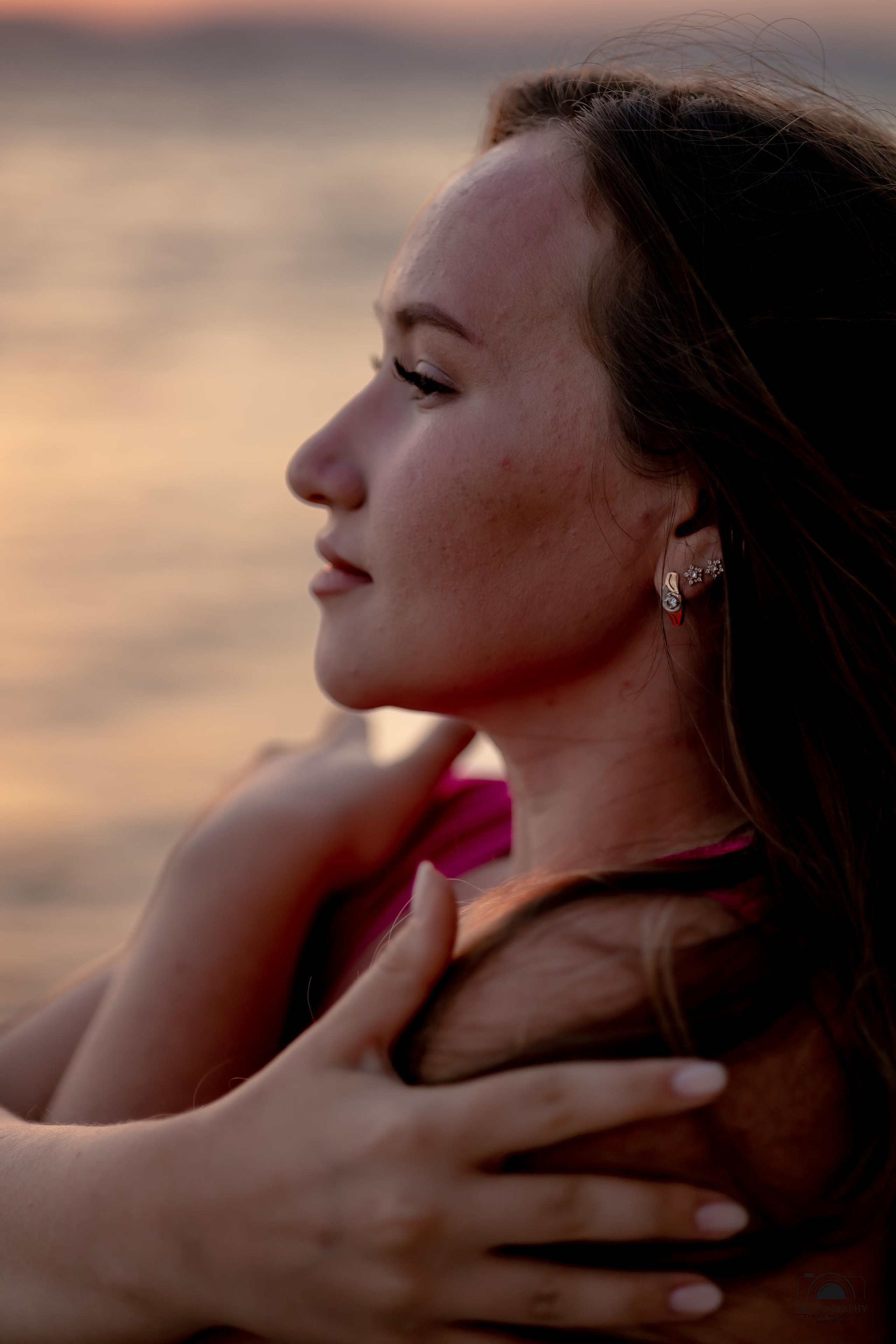 Закат на побережье. Семейный и портретный фотограф в Геленджике Любовь Бодрова