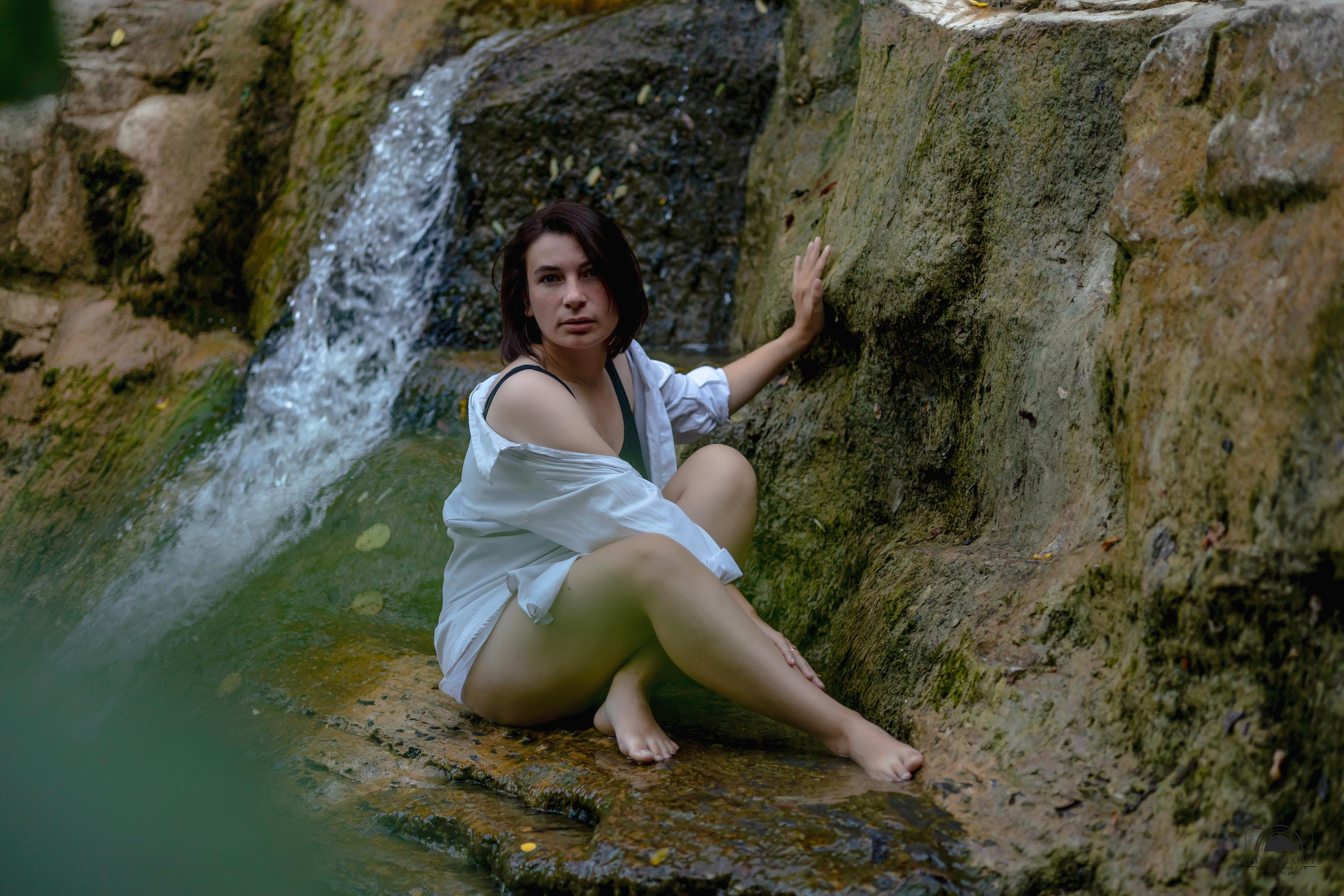 Утро на водопаде. Семейный и портретный фотограф в Геленджике Любовь Бодрова