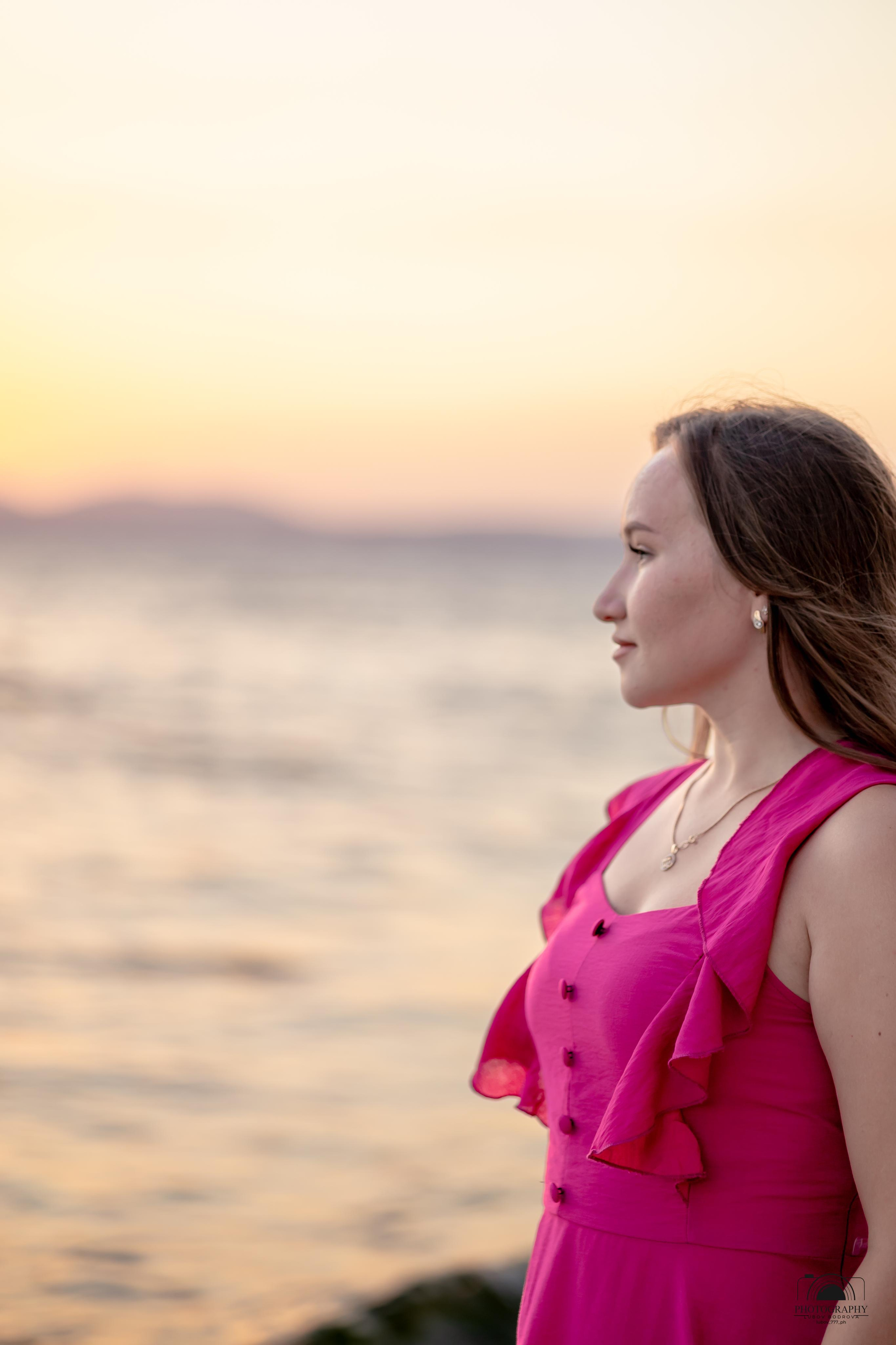 Закат на побережье. Семейный и портретный фотограф в Геленджике Любовь Бодрова