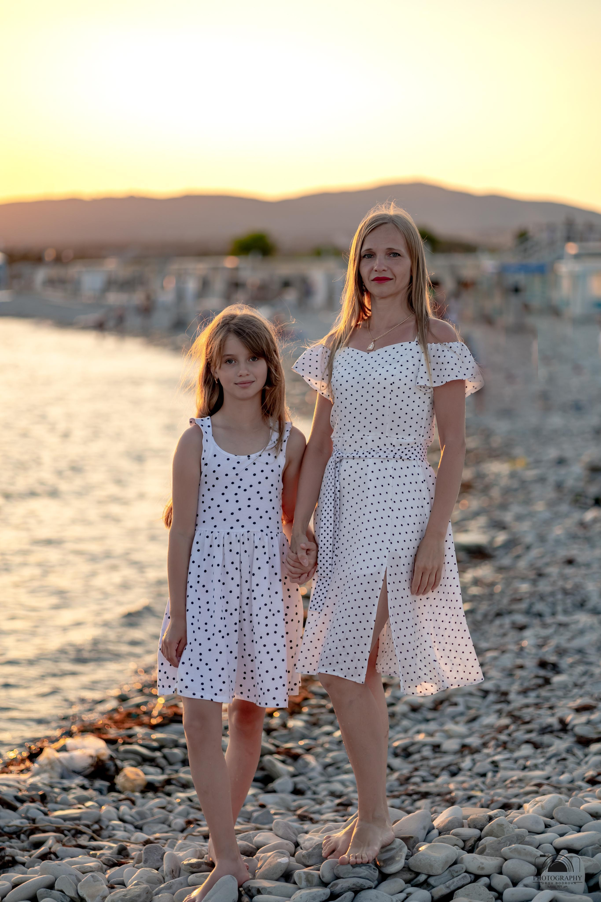 Елена с дочерью Анастасией. Семейный и портретный фотограф в Геленджике Любовь Бодрова