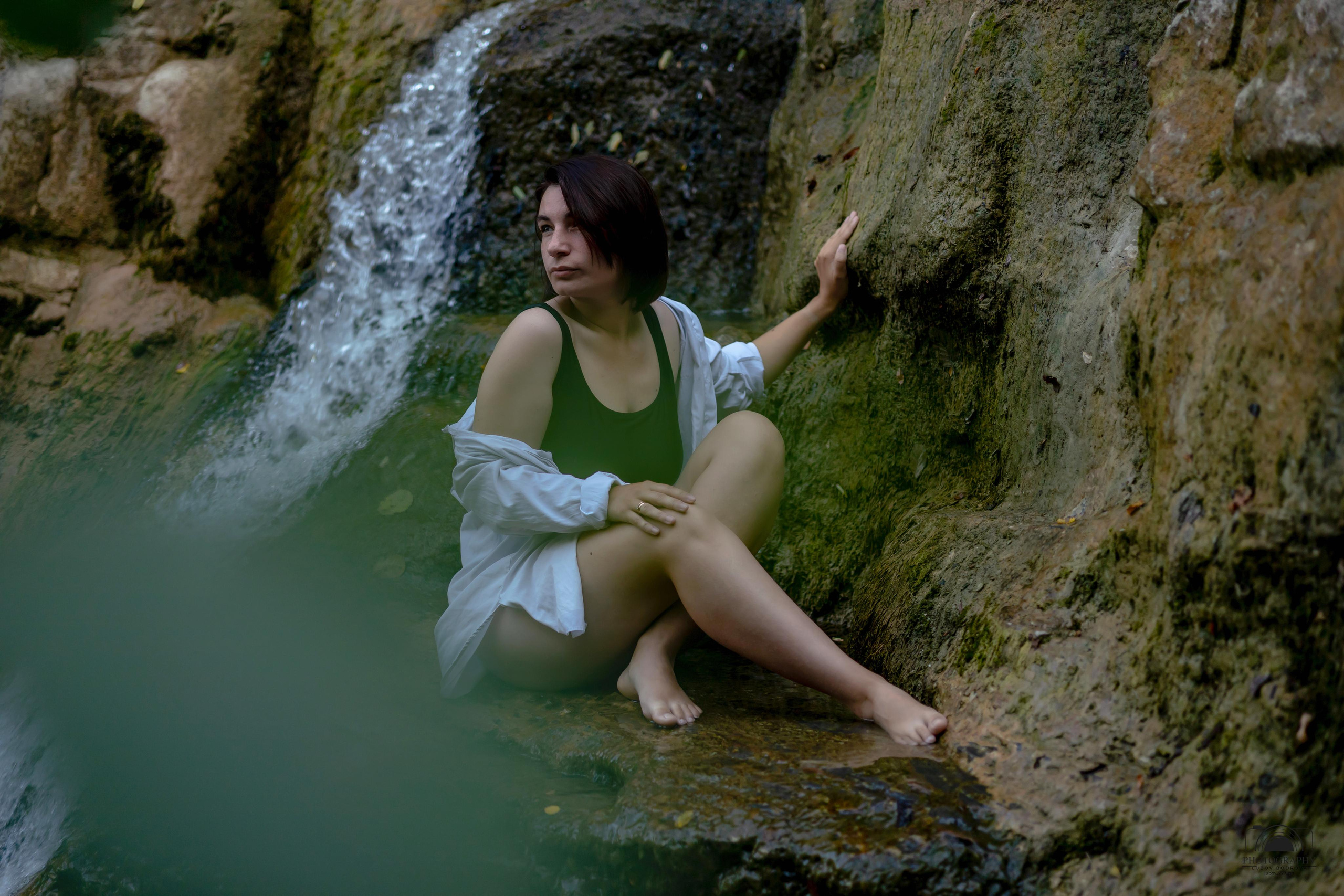 Утро на водопаде. Семейный и портретный фотограф в Геленджике Любовь Бодрова