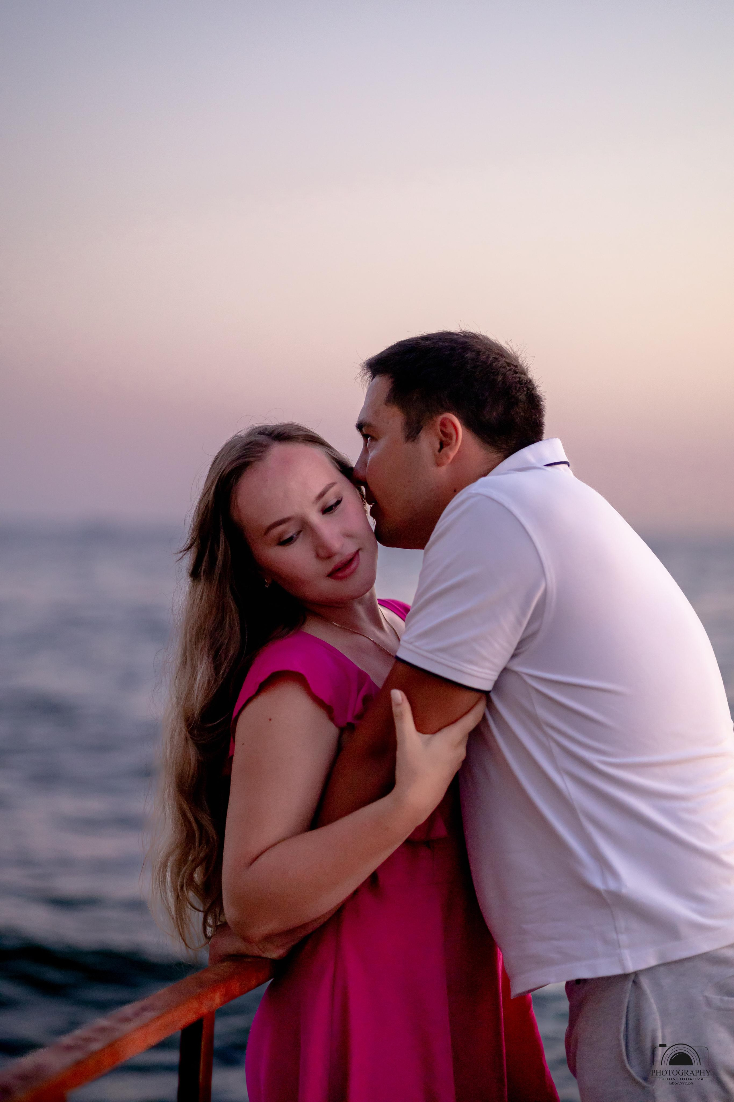 Закат на побережье. Семейный и портретный фотограф в Геленджике Любовь Бодрова