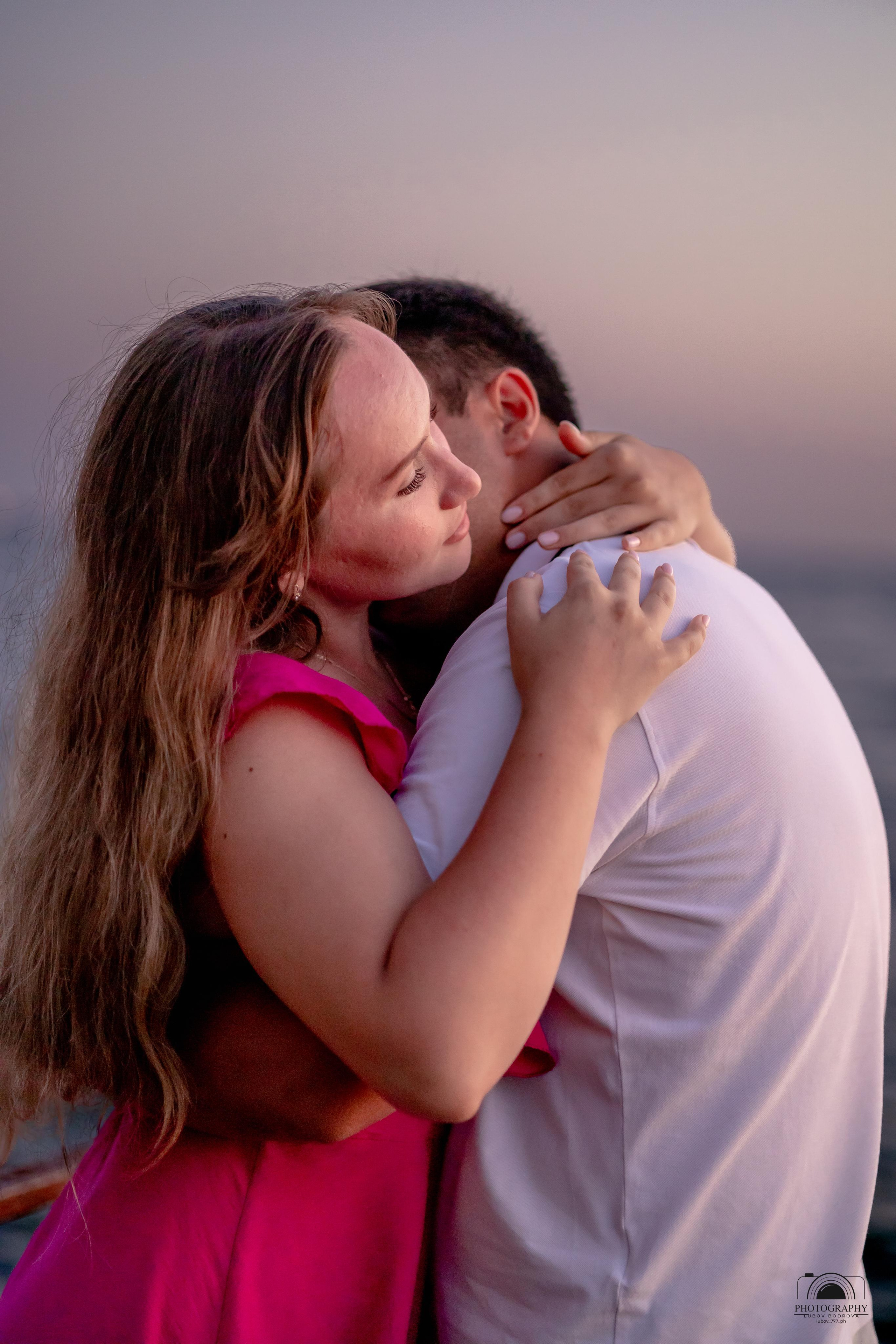 Закат на побережье. Семейный и портретный фотограф в Геленджике Любовь Бодрова