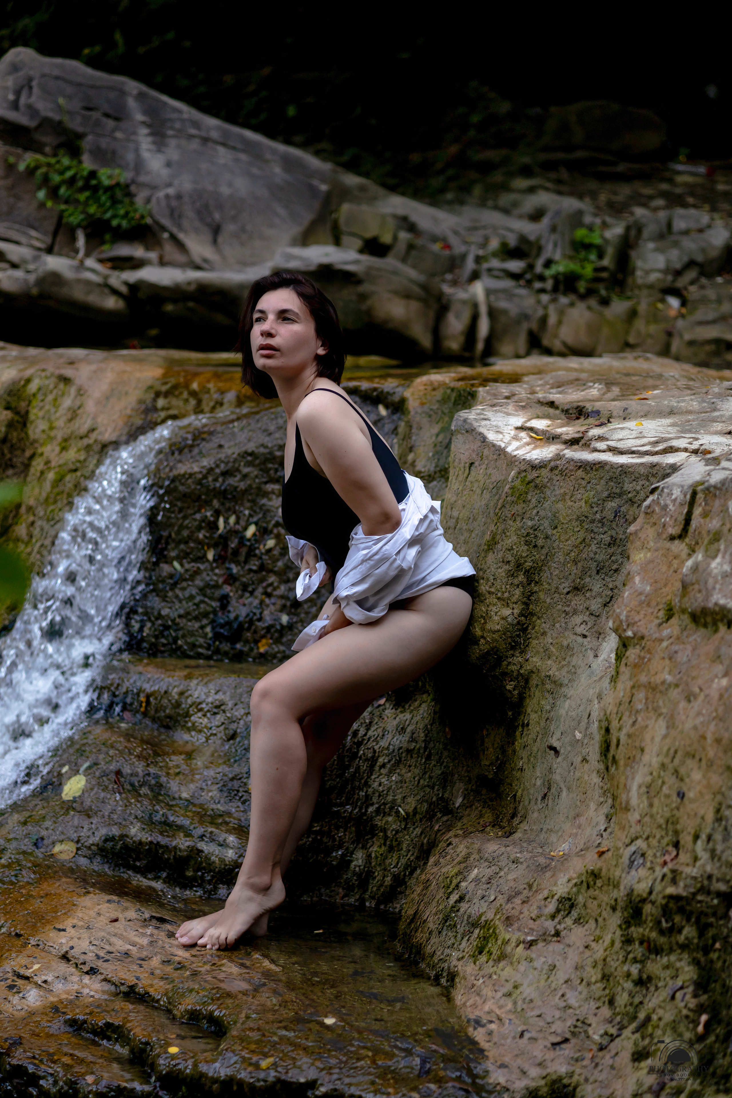 Утро на водопаде. Семейный и портретный фотограф в Геленджике Любовь Бодрова