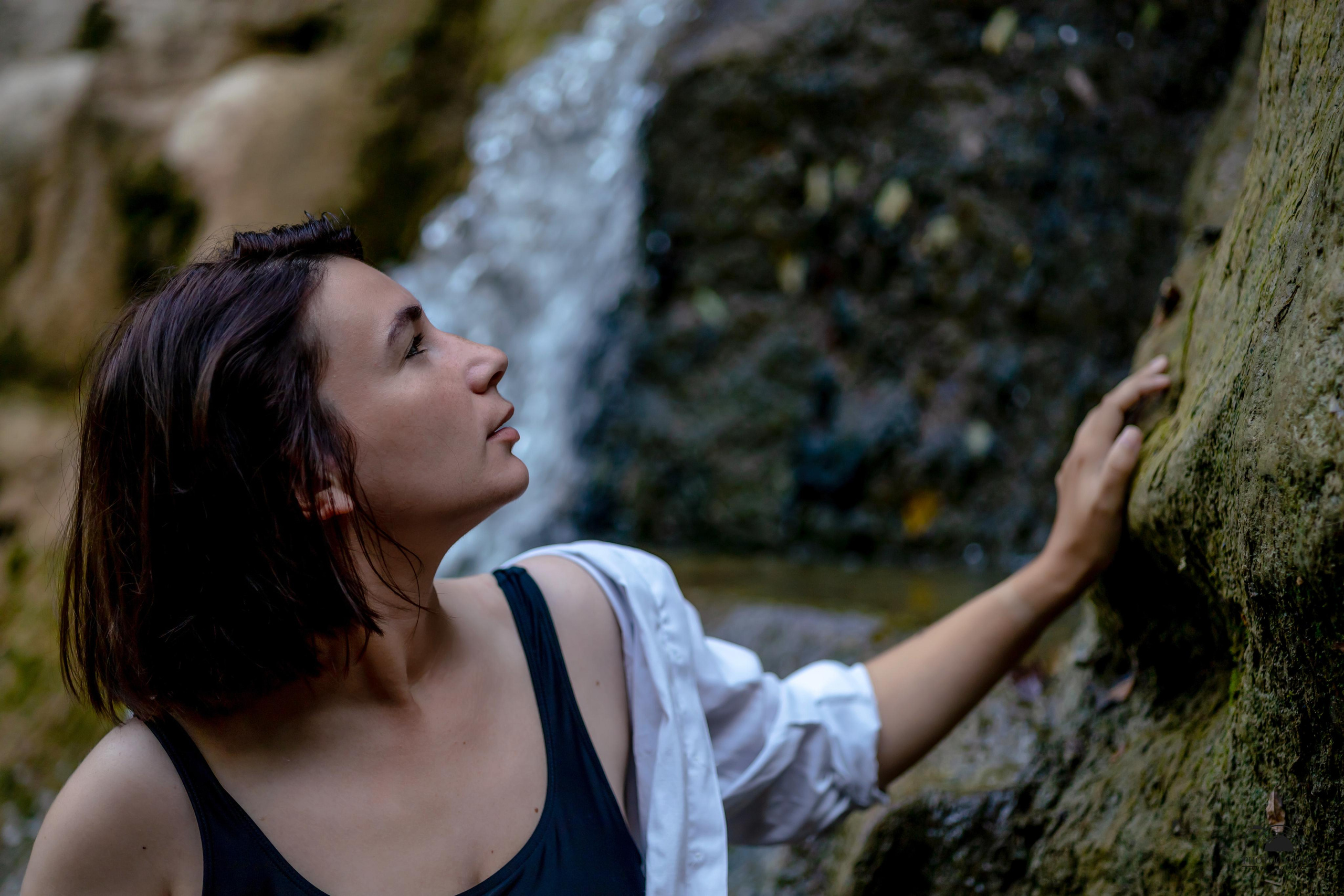 Утро на водопаде. Семейный и портретный фотограф в Геленджике Любовь Бодрова