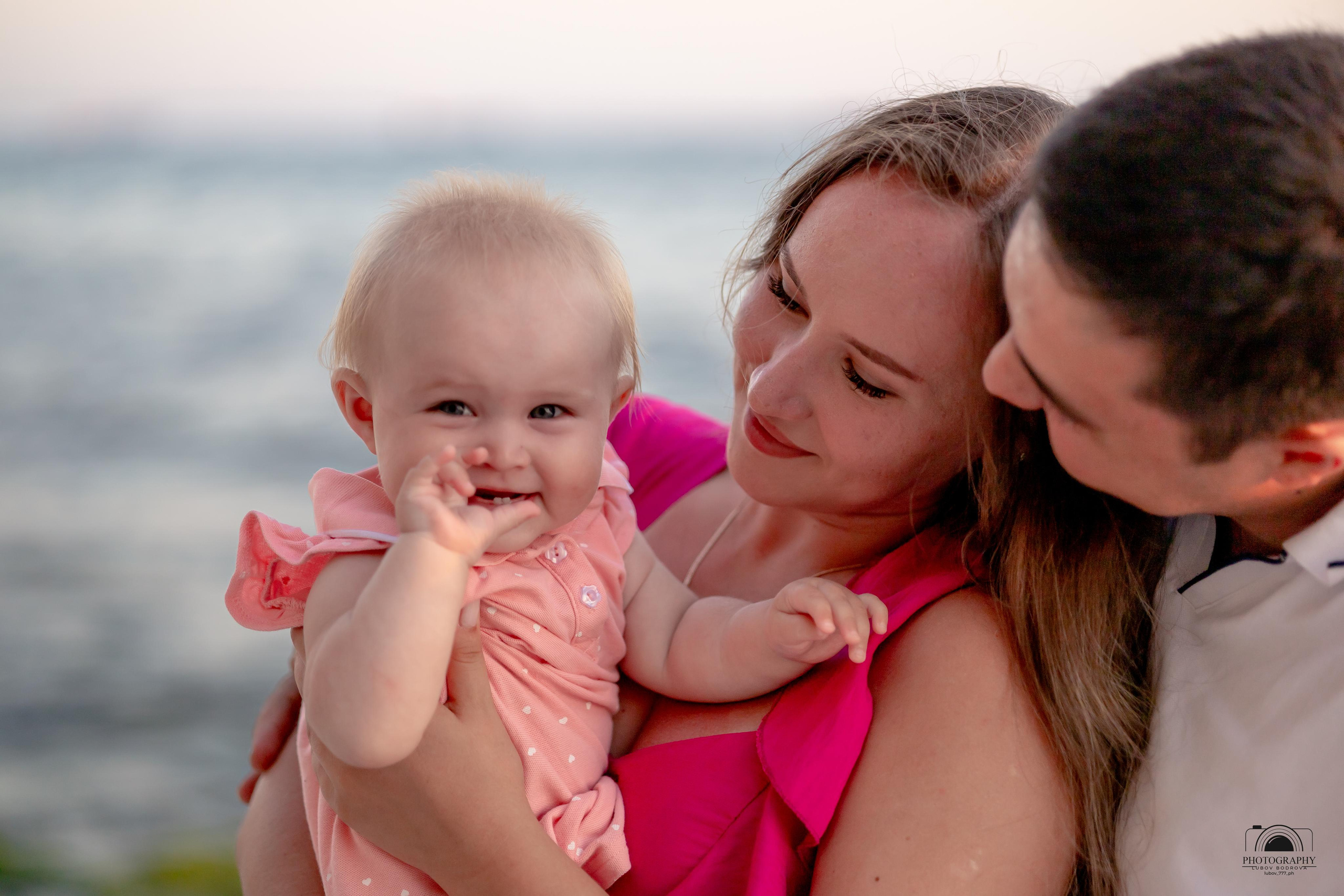 Закат на побережье. Семейный и портретный фотограф в Геленджике Любовь Бодрова