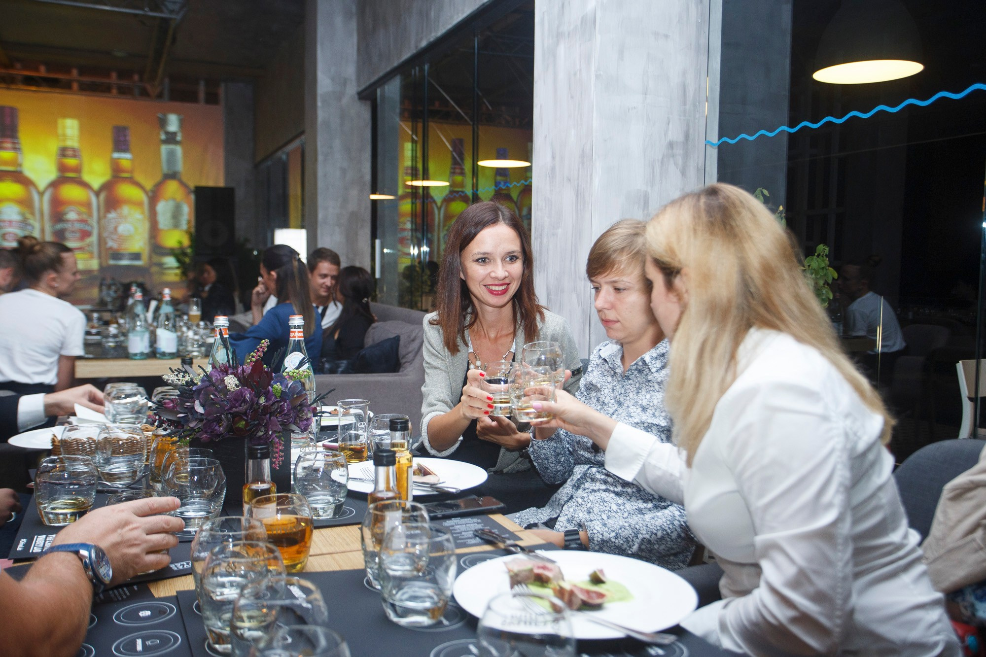 Dinner Chivas. Reportage and staged photographer Natalia Sannikova