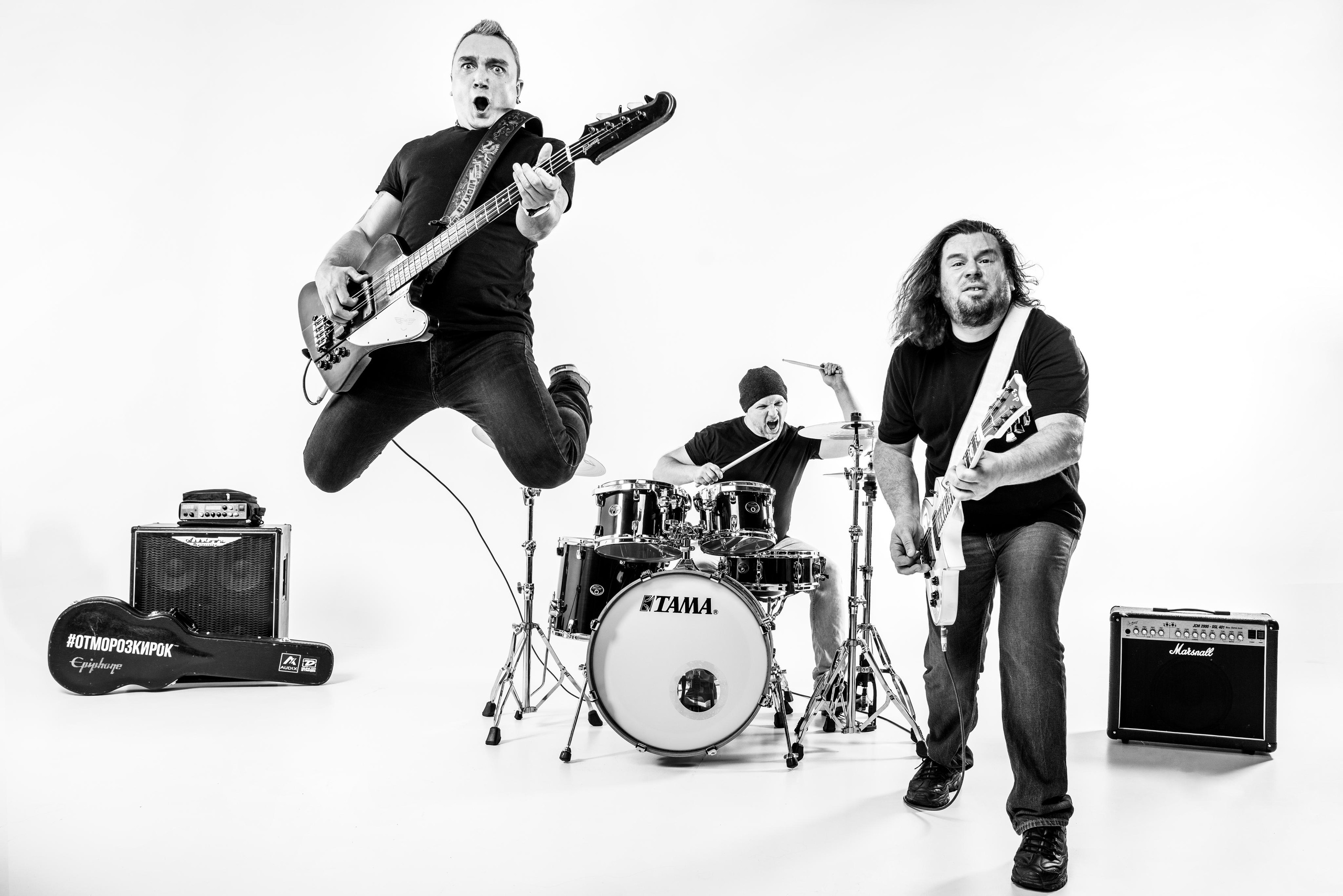 фотосъёмка рокгруппы в студии