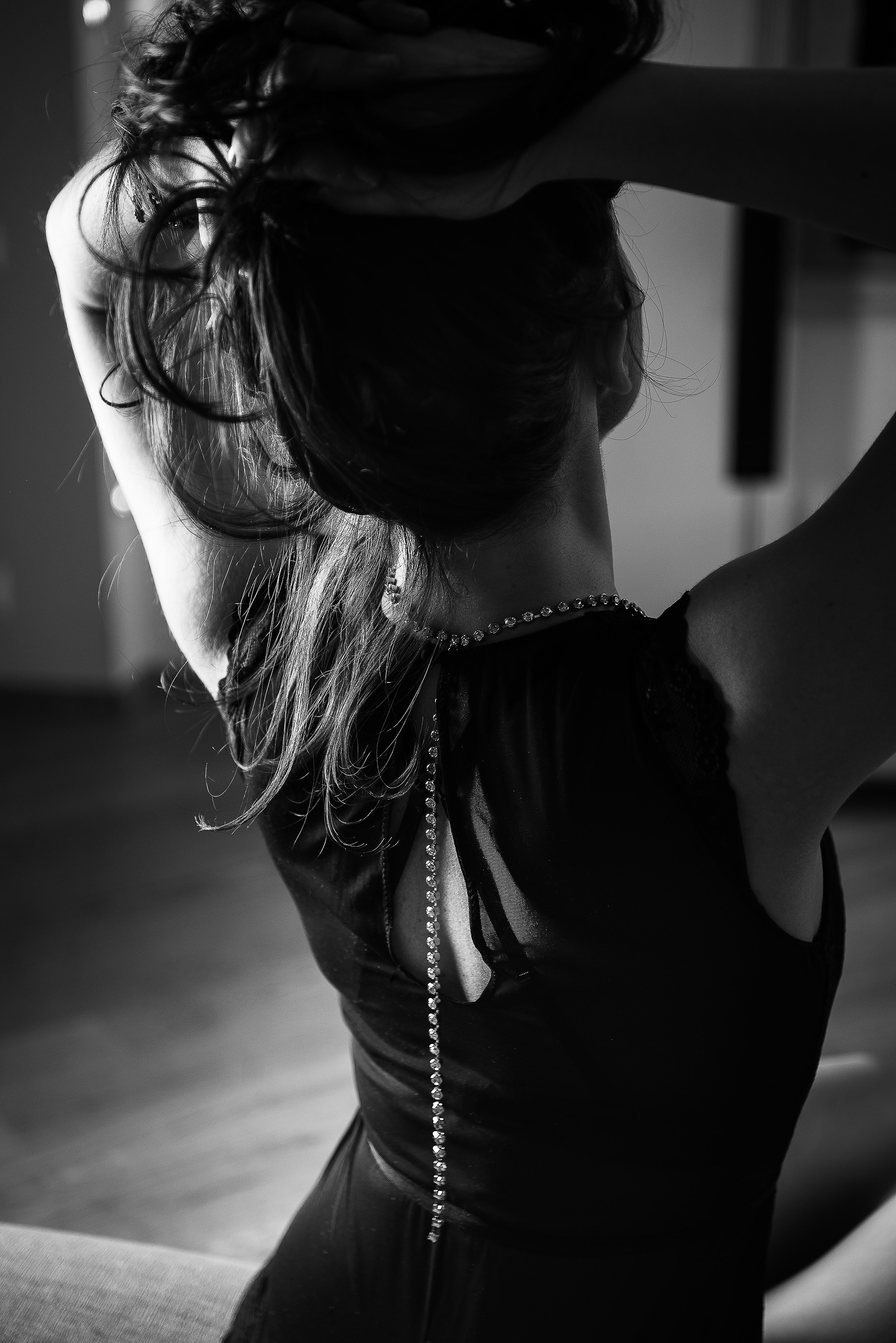 будуарная съёмка в квартире клиента