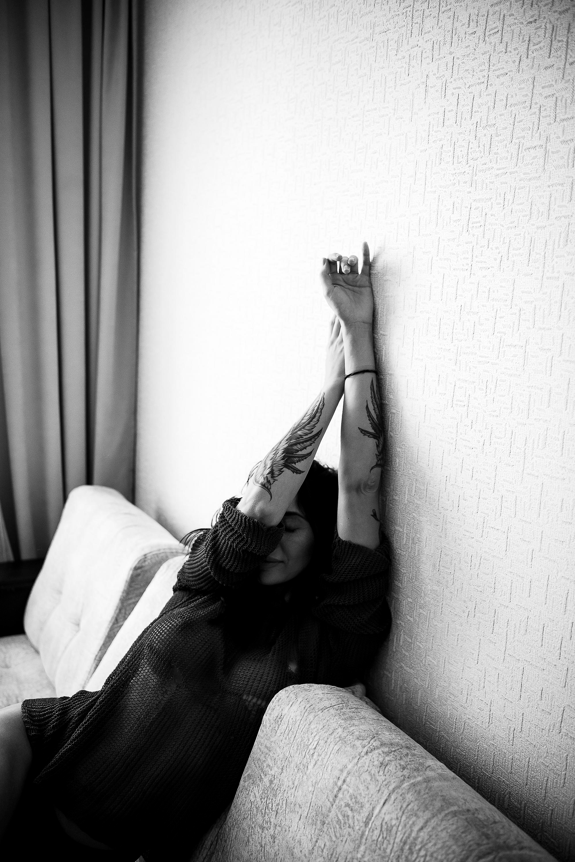 чувственный женский портрет