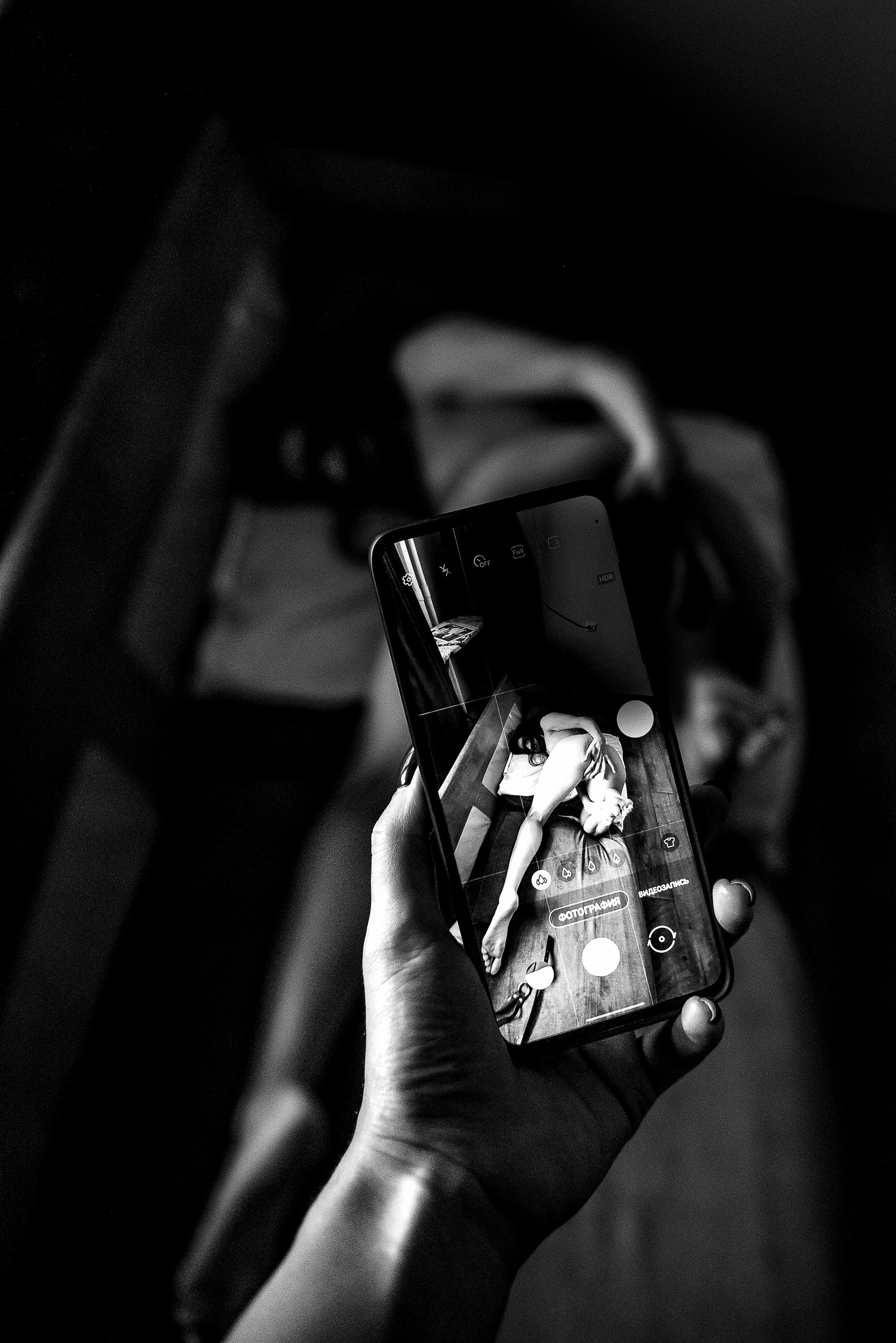 съёмка на телефон