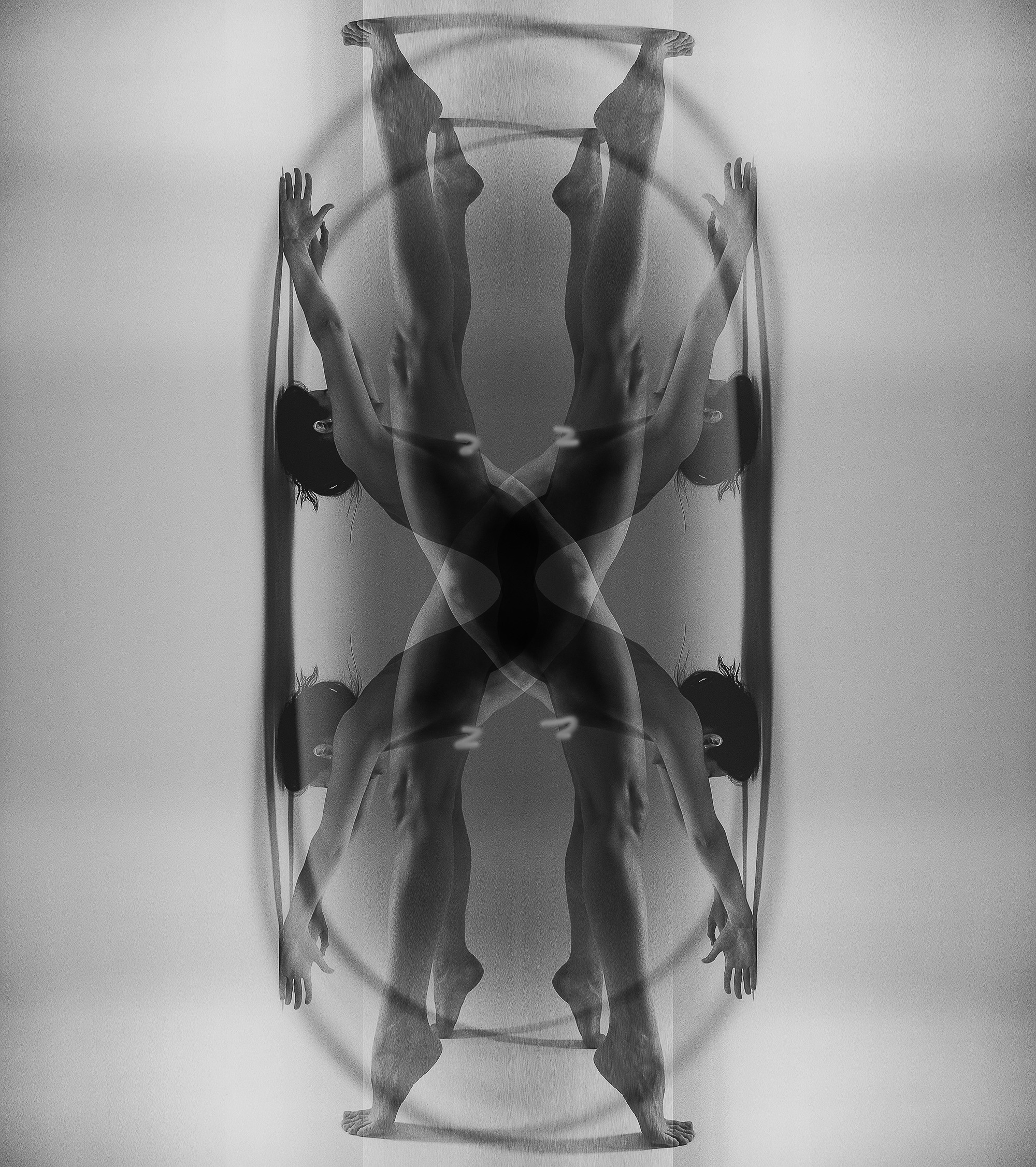 art-портрет девушки в студии