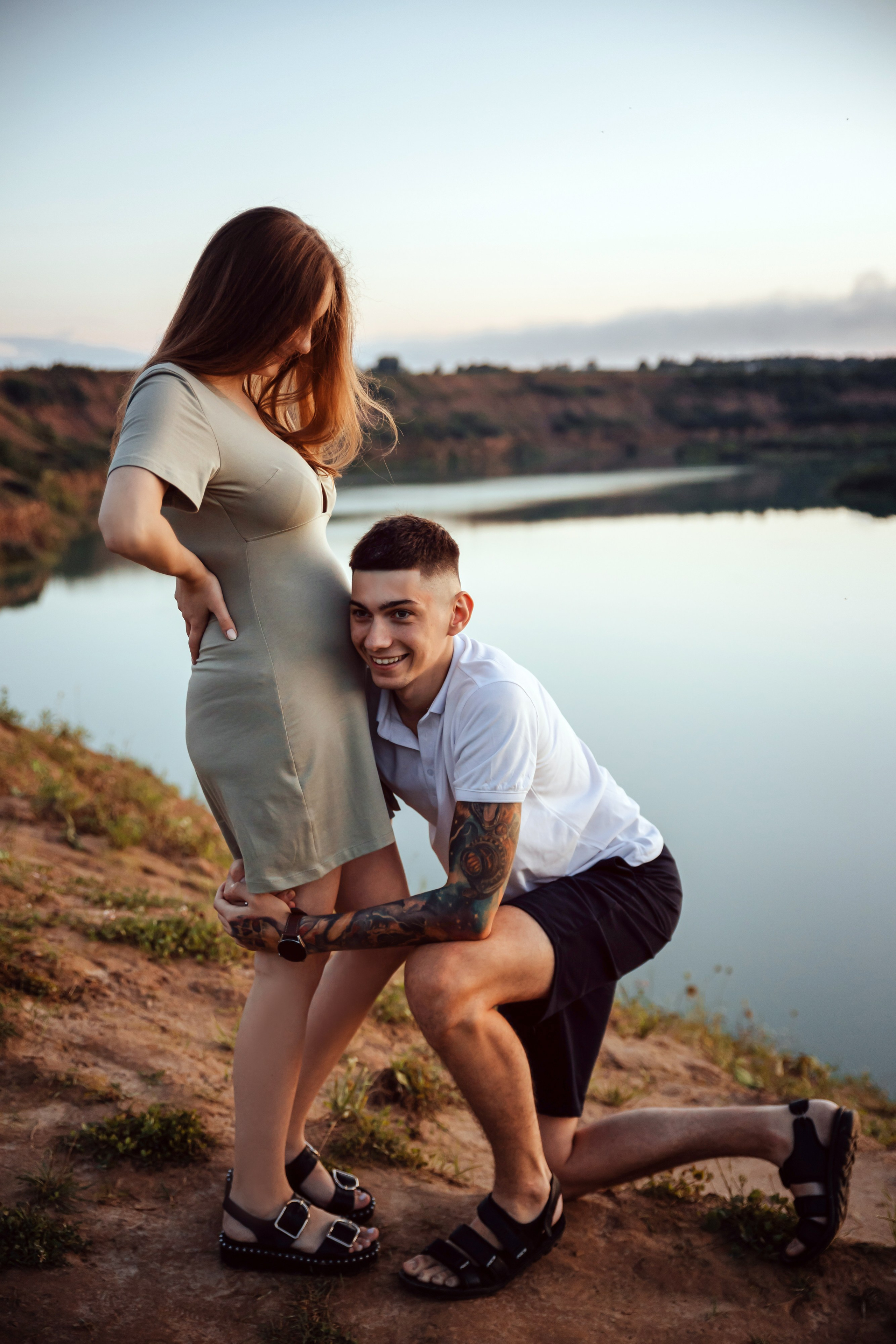 Съемка беременности на природе. Свадебный и семейный фотограф в Витебске Наталья Мамойко