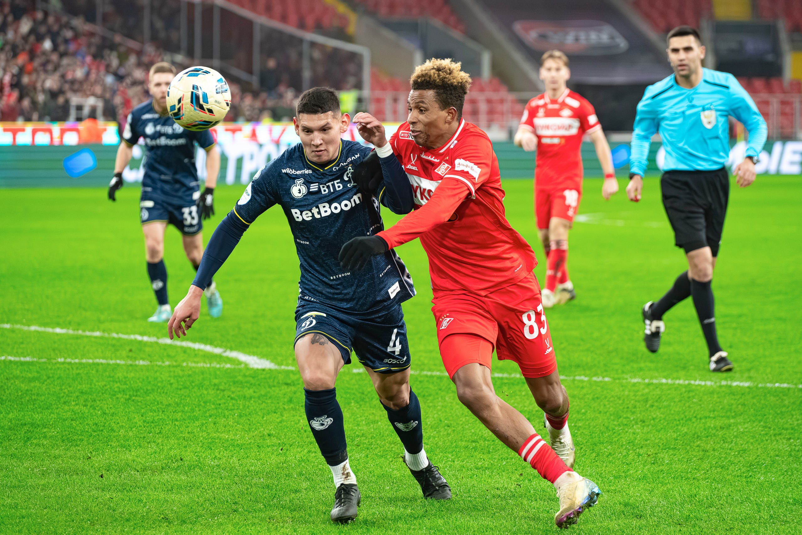 Спартак — Динамо — Чемпионат РПЛ. Спортивная фотосъемка в Москве и Московской области — Спорт в Москве