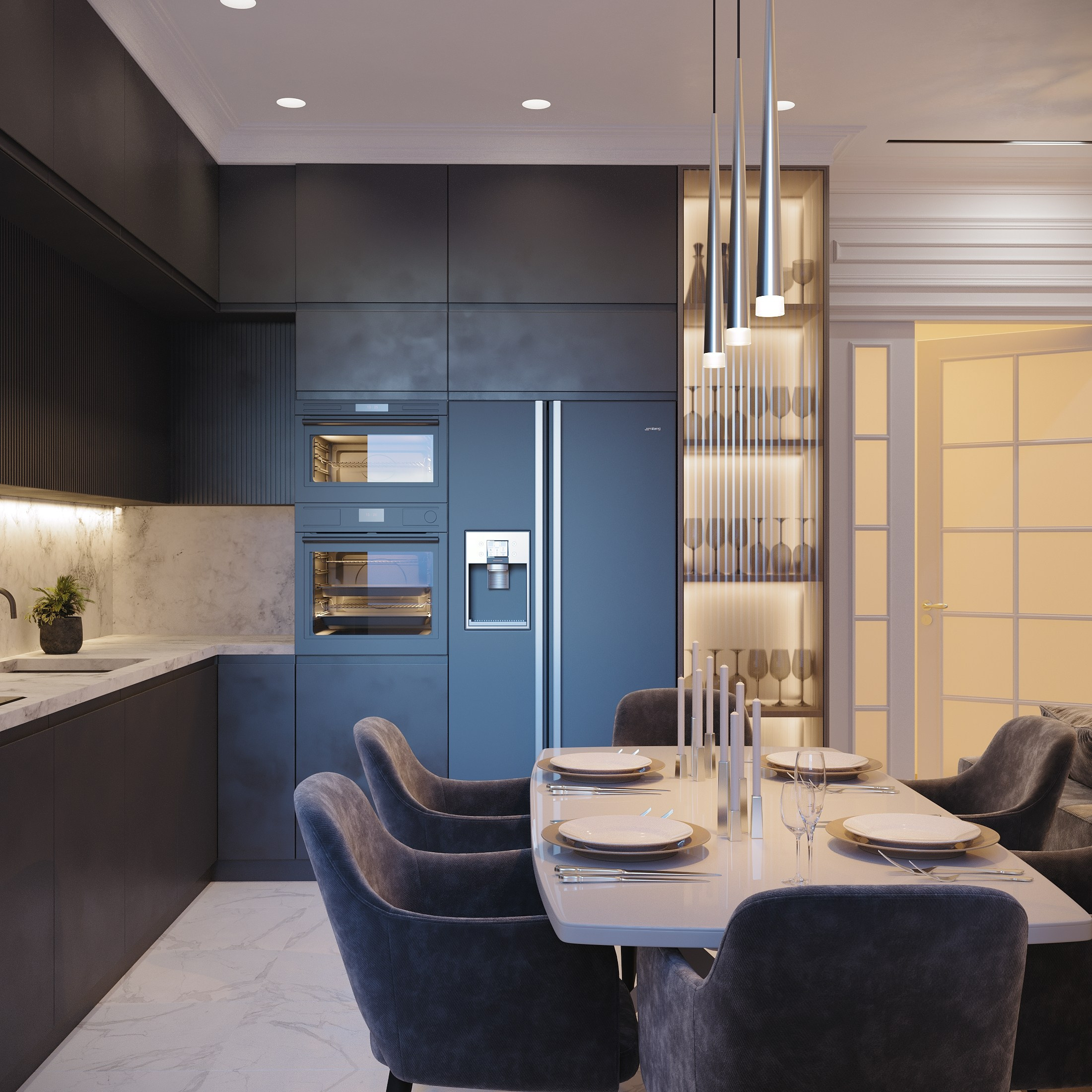 Визуализация квартиры для девушки-фотографа. Студия 3d визуализации Arcviz